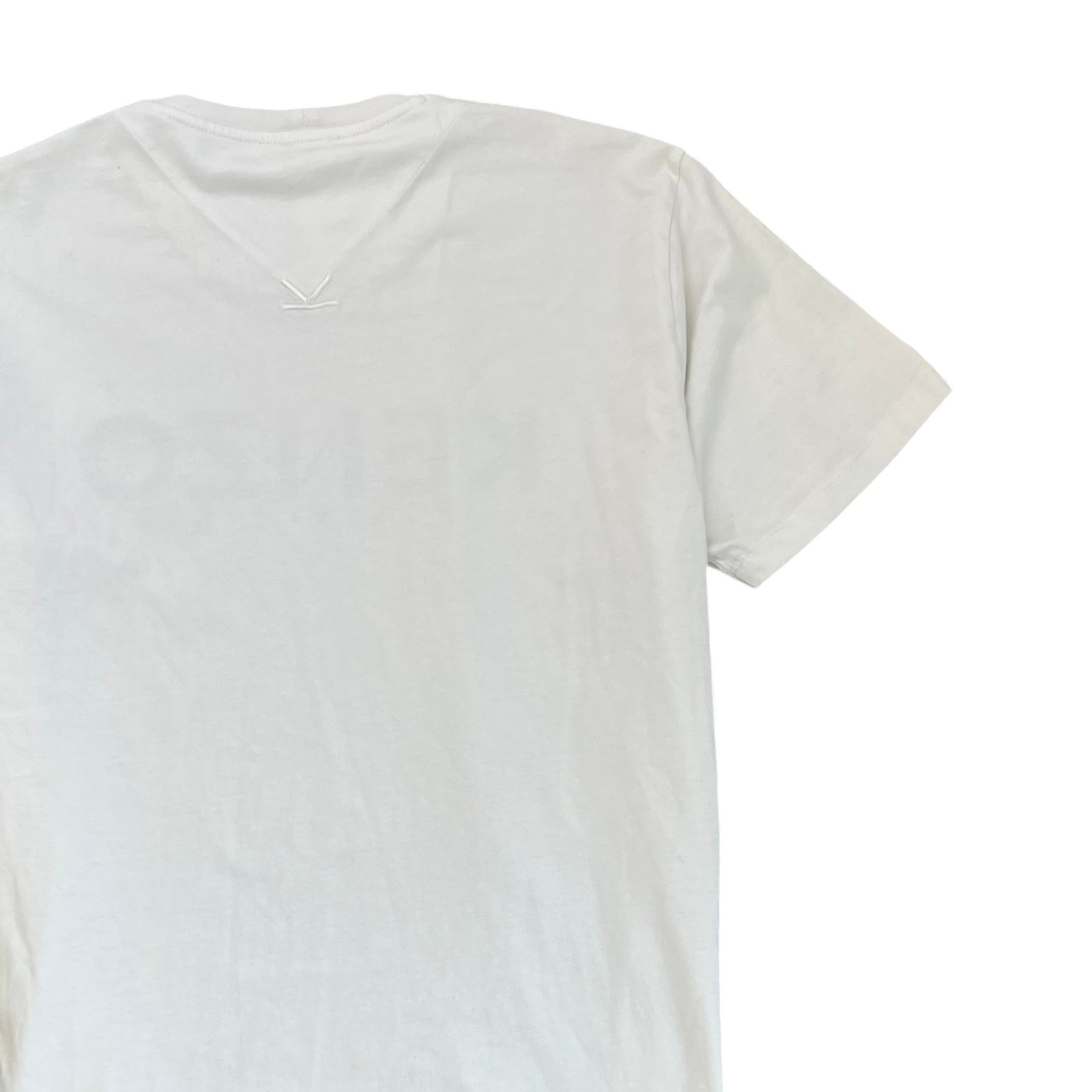 Men's Logo Print T-Shirt White Size M