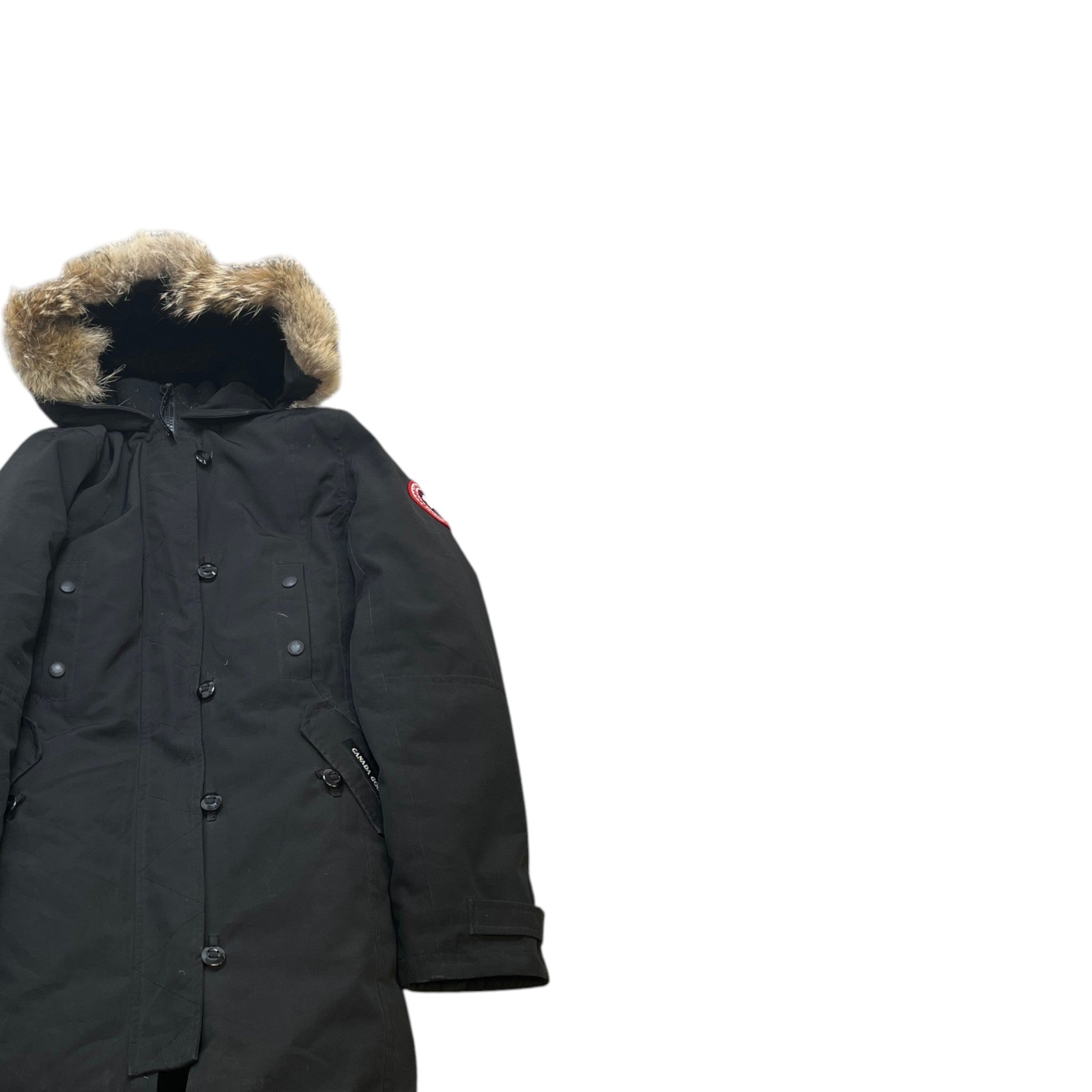 Women's Kensington Parka Down Jacket Black Size XS