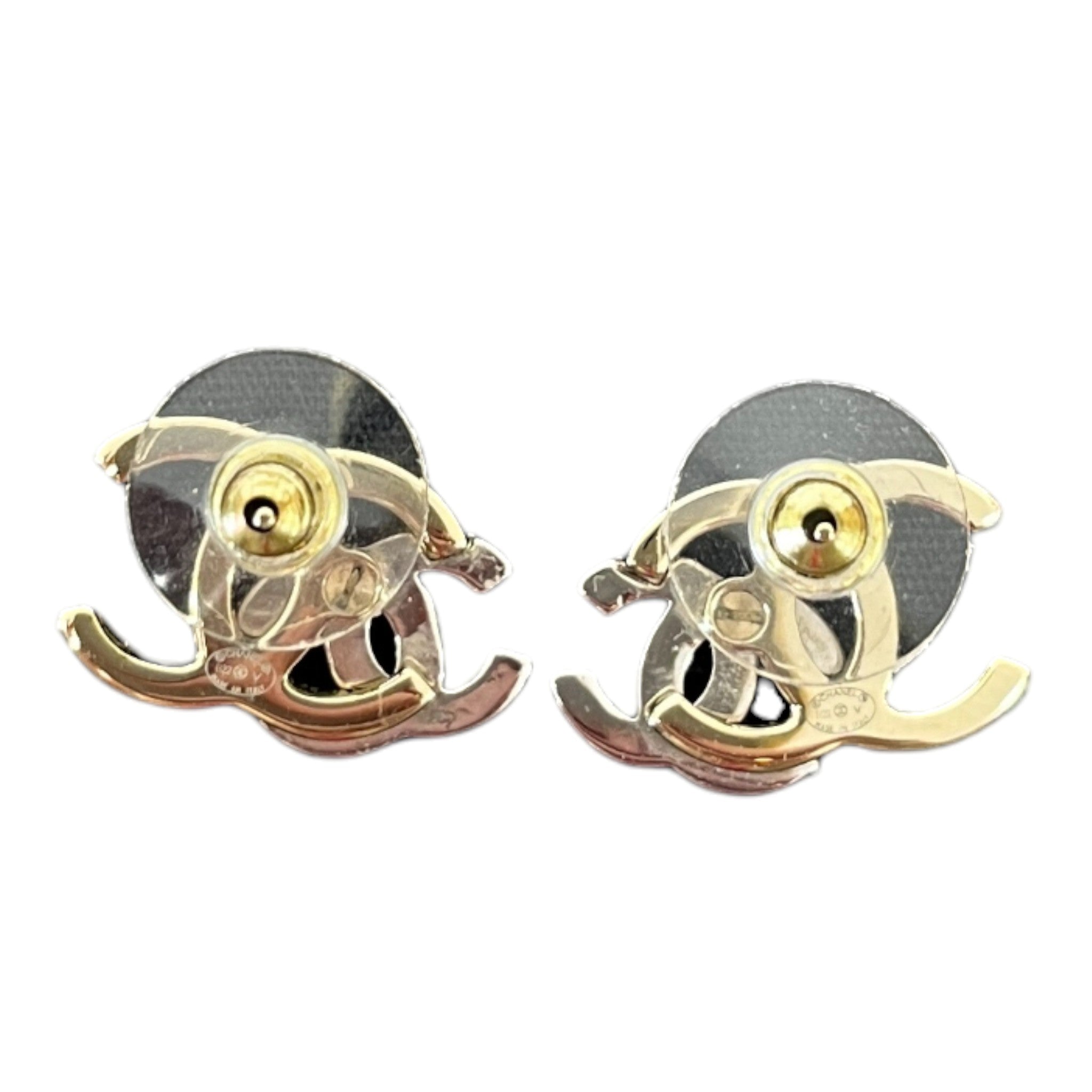 Women's Cc Logo Earrings Gold