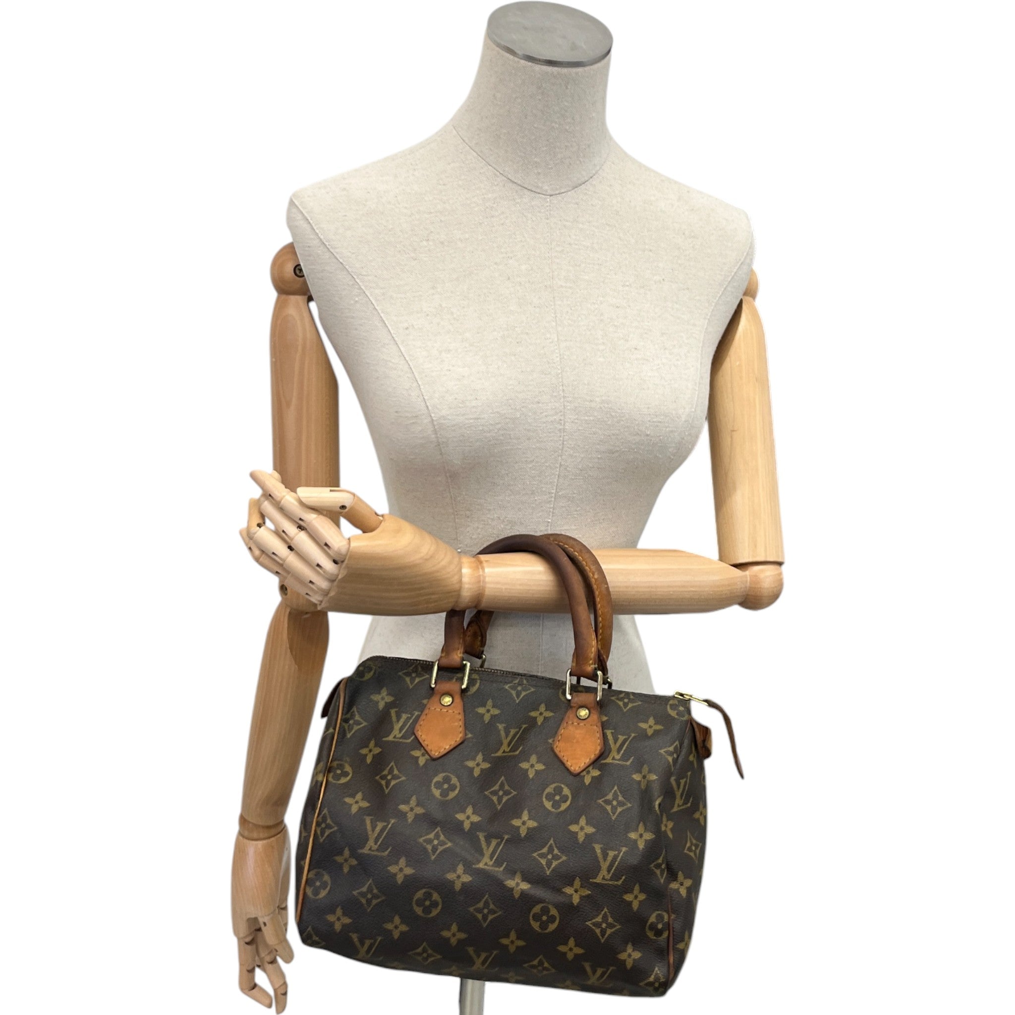 Women's Monogram Speedy 25 Bag Brown