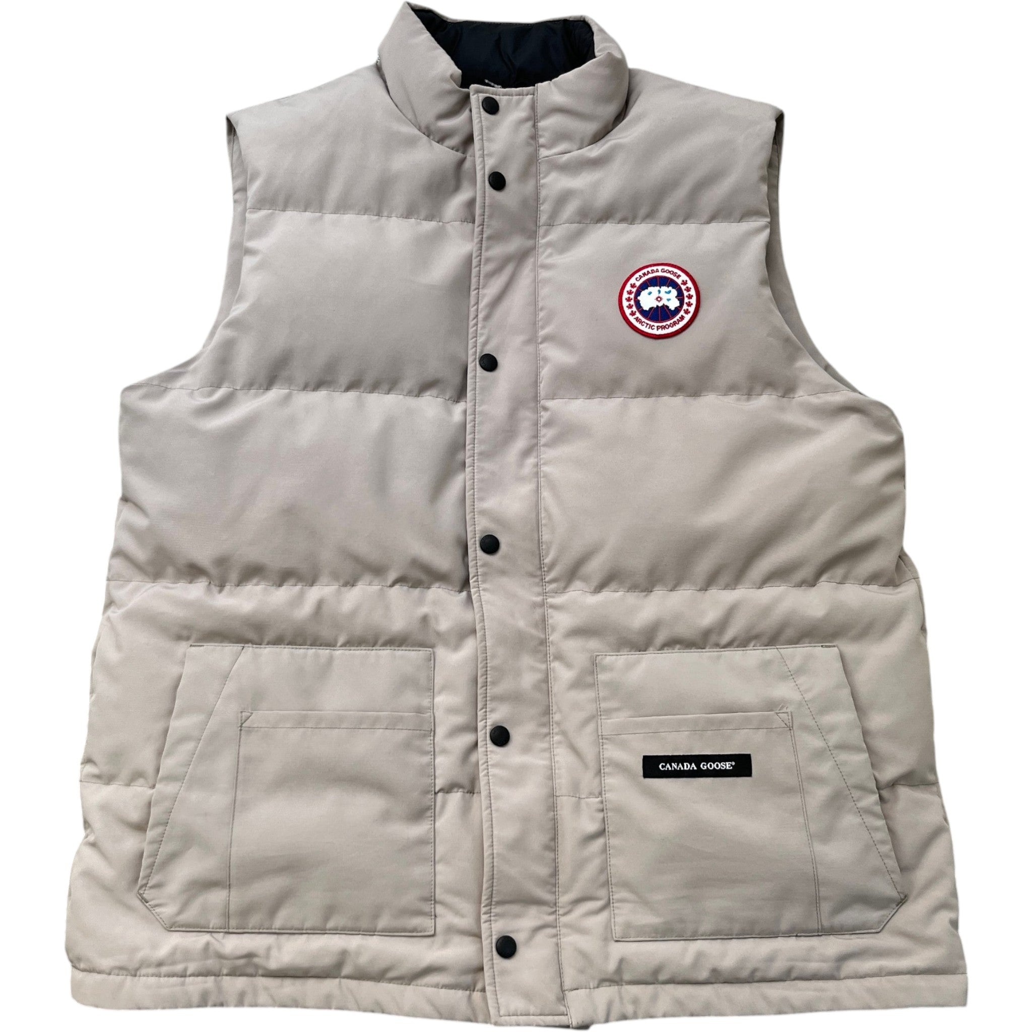 Men's Freestyle Gilet Beige Size XL