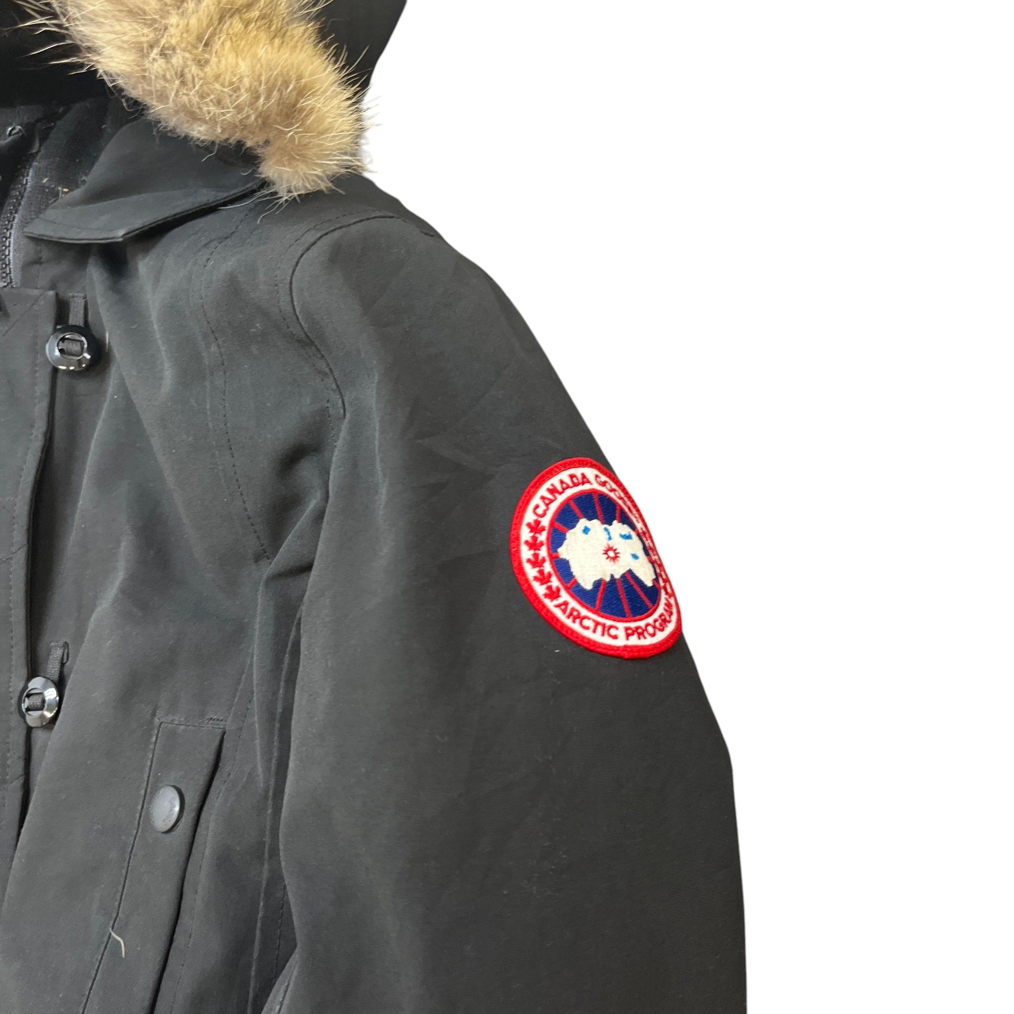 Women's Kensington Parka Down Jacket Black Size XS