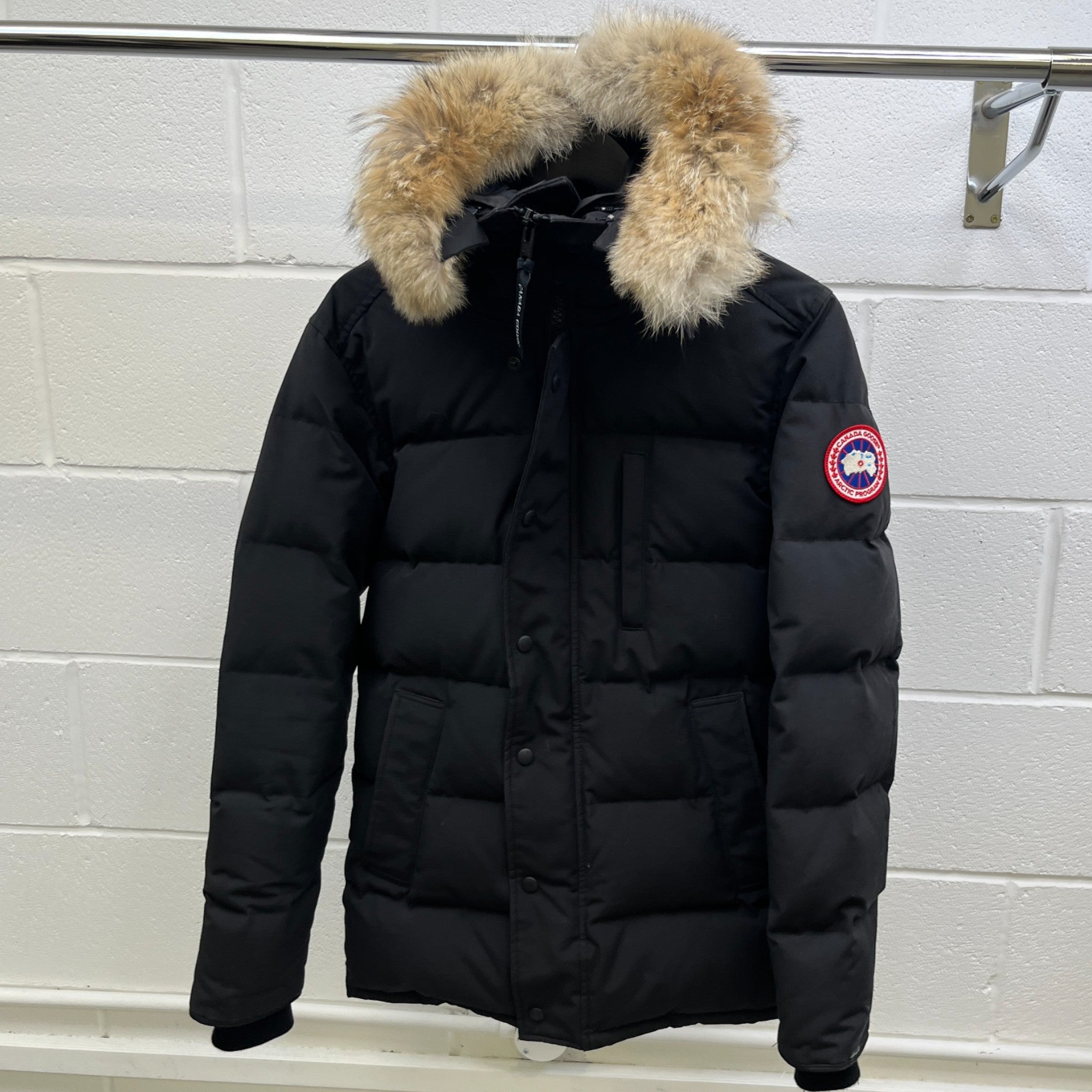 Men's Carson Parka Down Jacket Black Size S