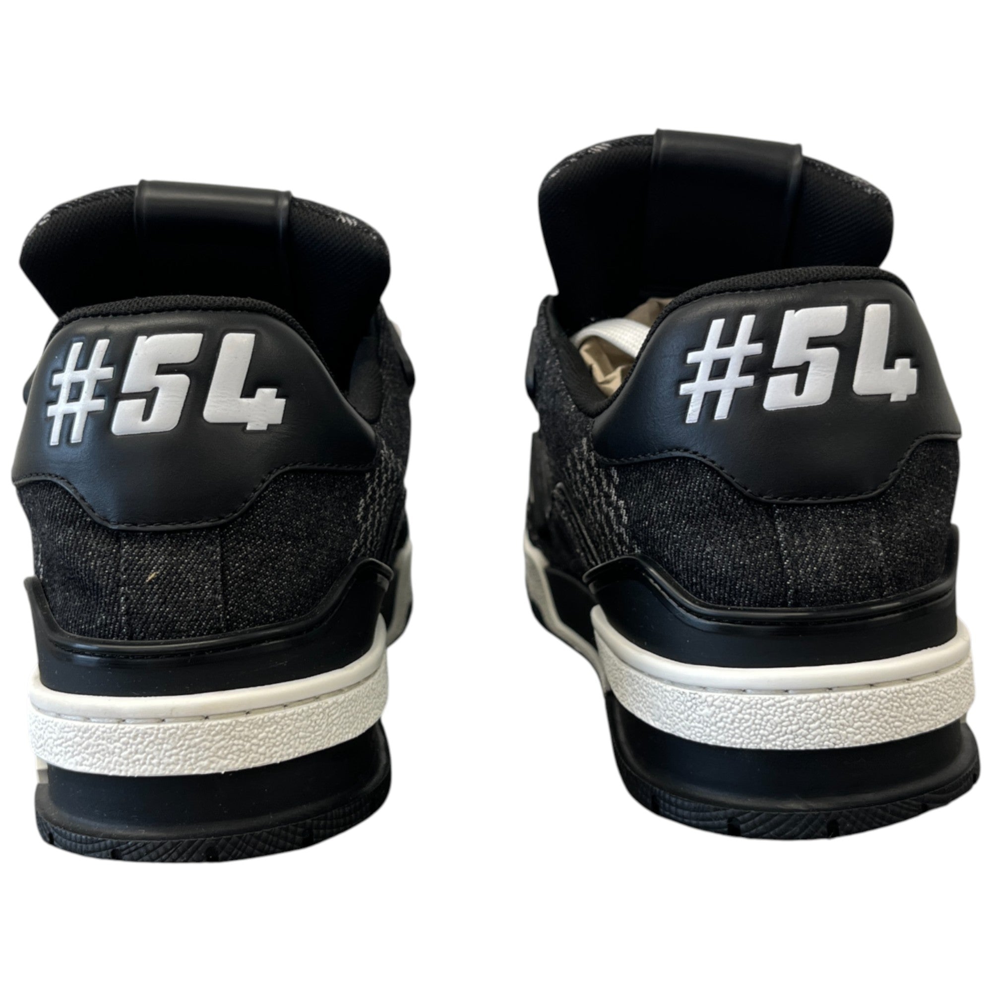 Men's Damier Graphite Low Trainers Black Size EU 40 / UK 6