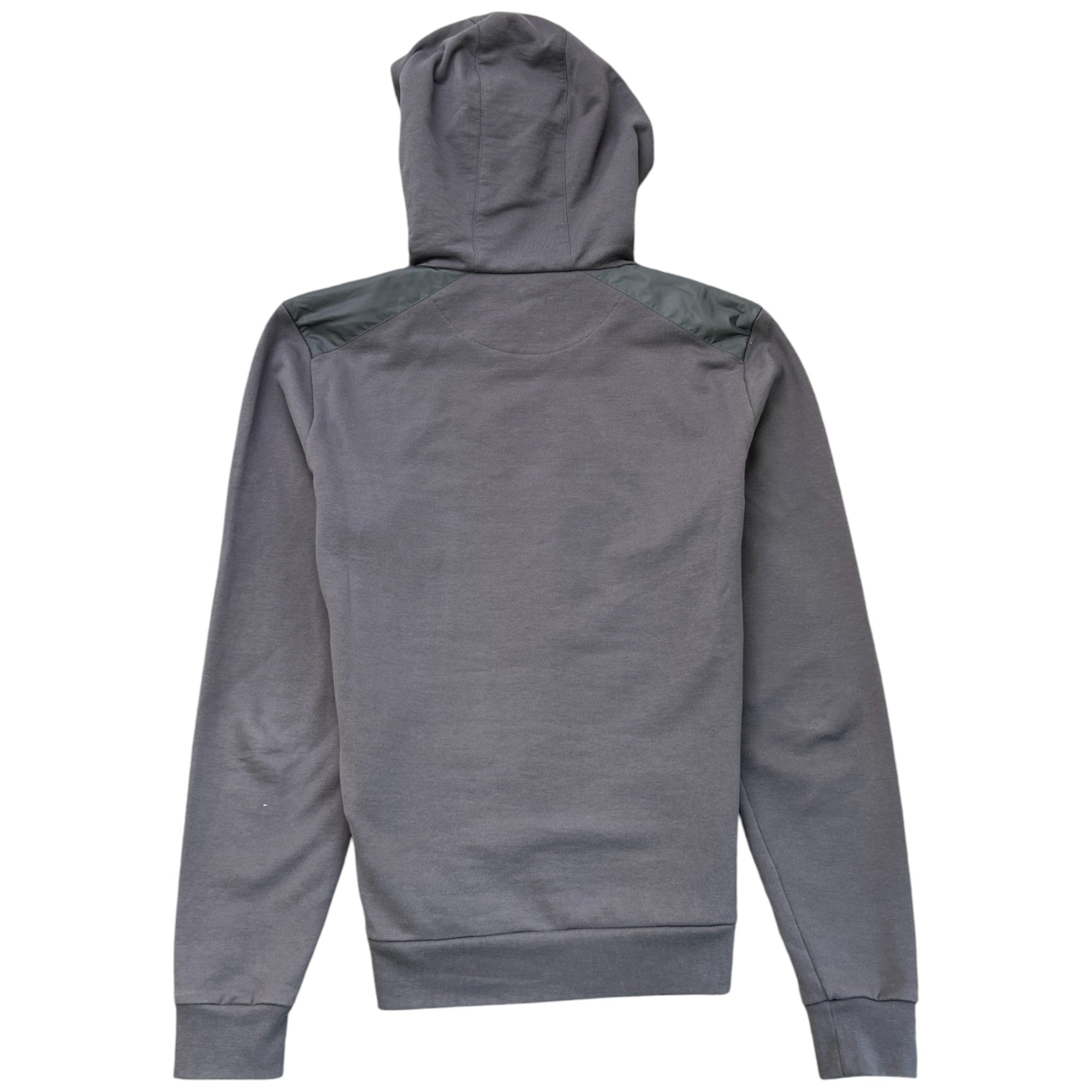 Men's Logo Print Hoodie Charcoal Size S