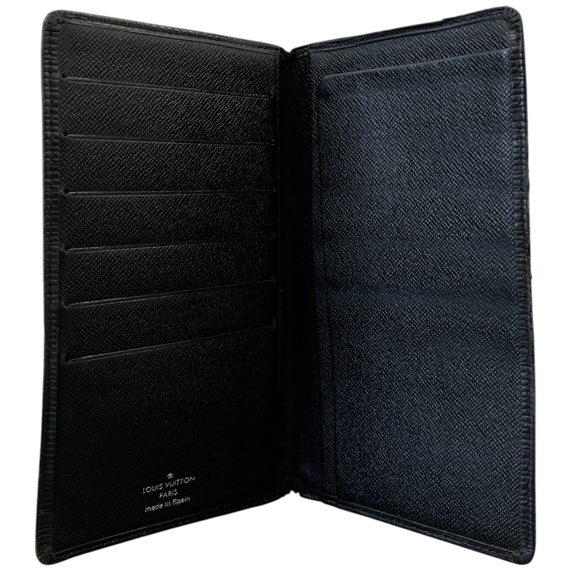 Men's Epi Pocket Agenda Wallet Black