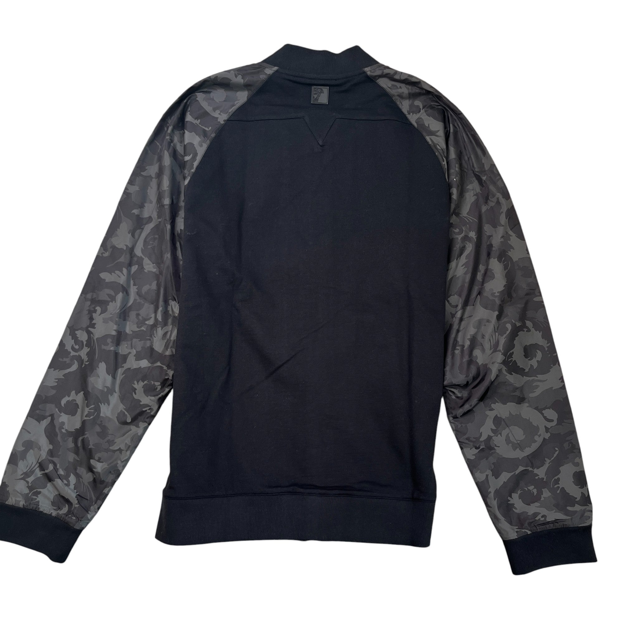 Men's Baroque Print Jacket Black Size XL