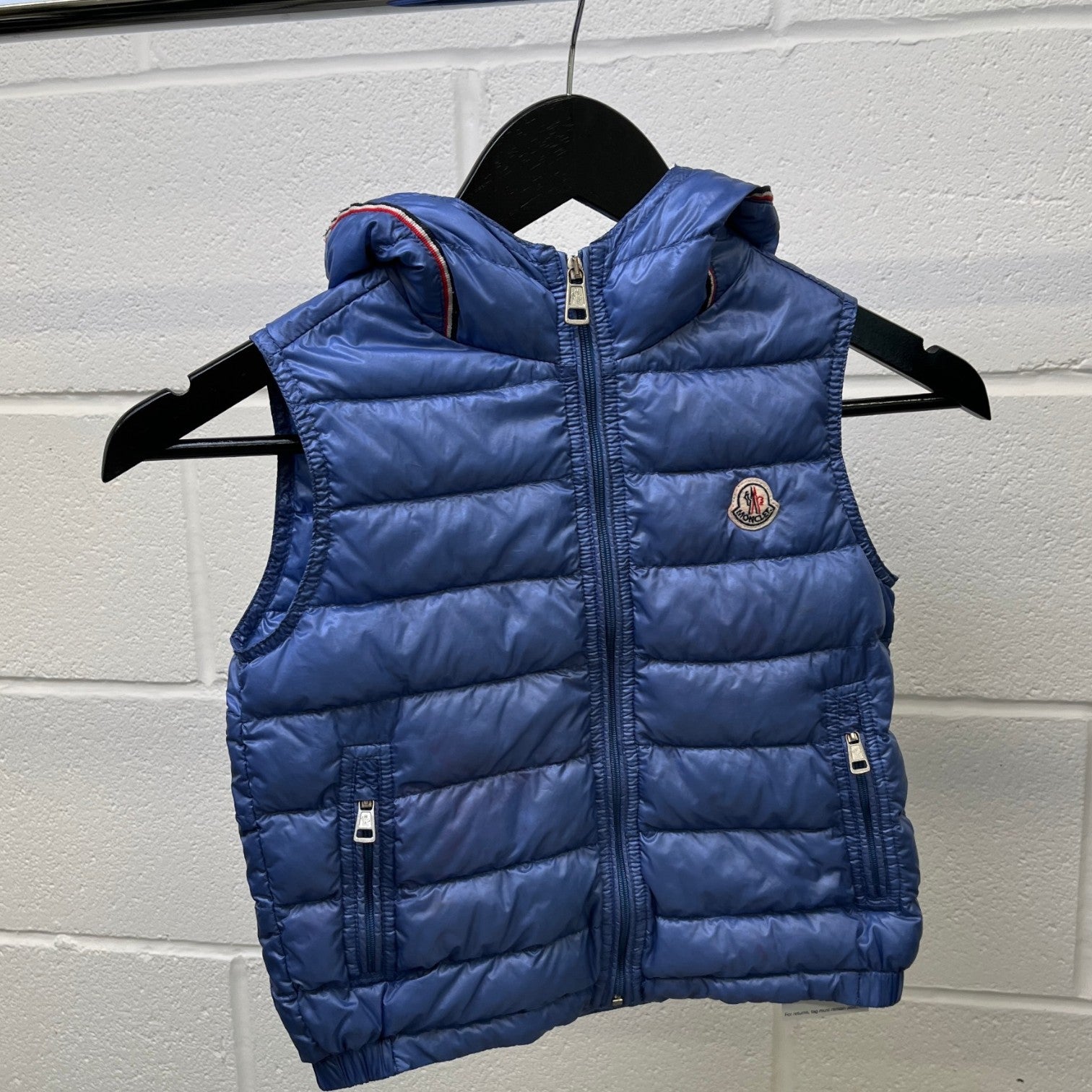 Men's Infant 6Years Gilet Blue Size XXS