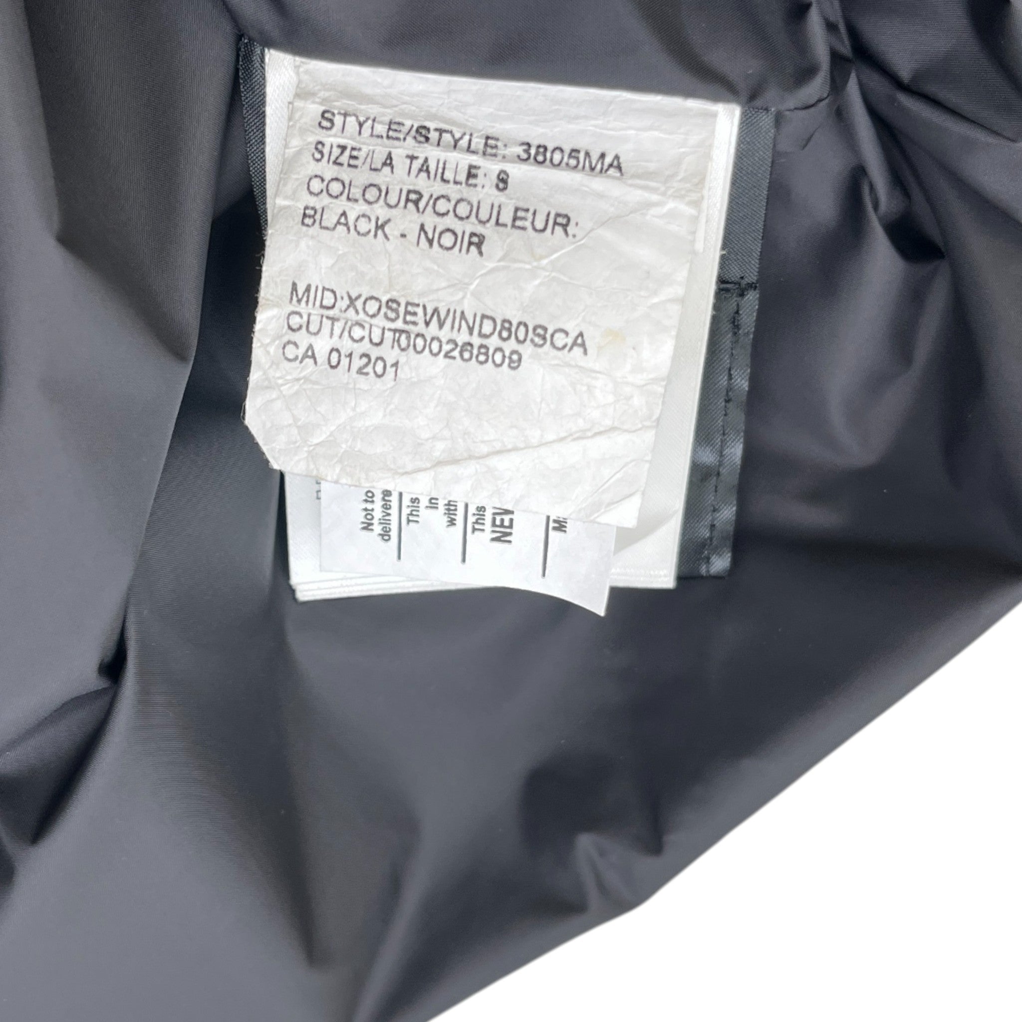 Men's Carson Parka Down Jacket Black Size S