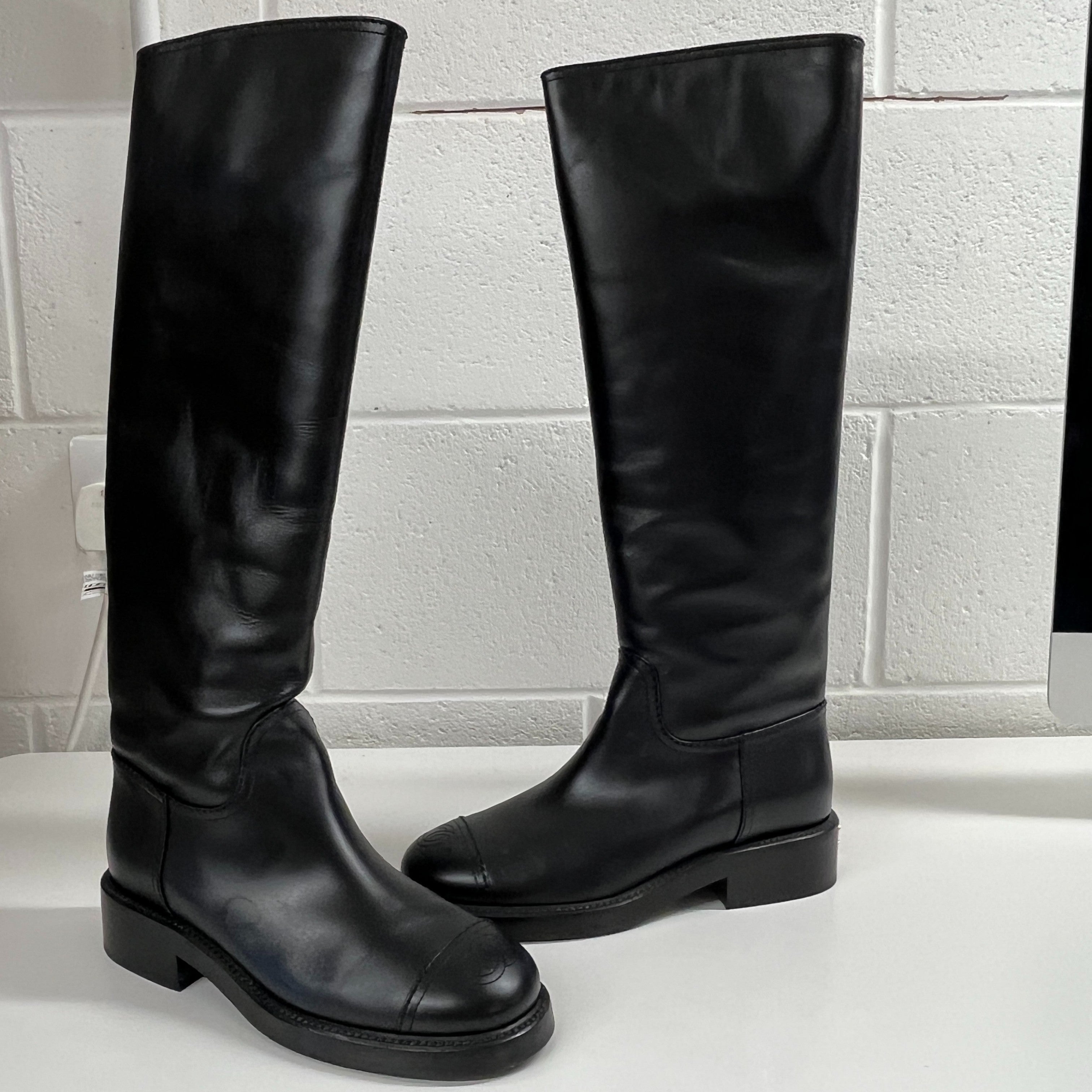 Women's Cc Riding Boots Black Size EU 38 / UK 5