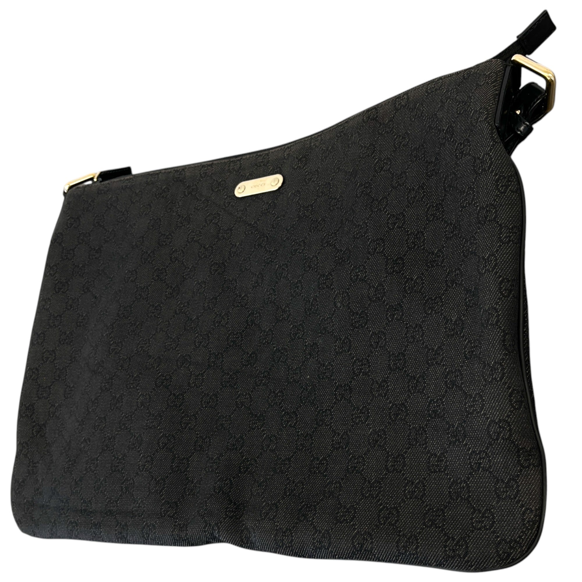 Men's Gg Supreme Messenger Bag Black