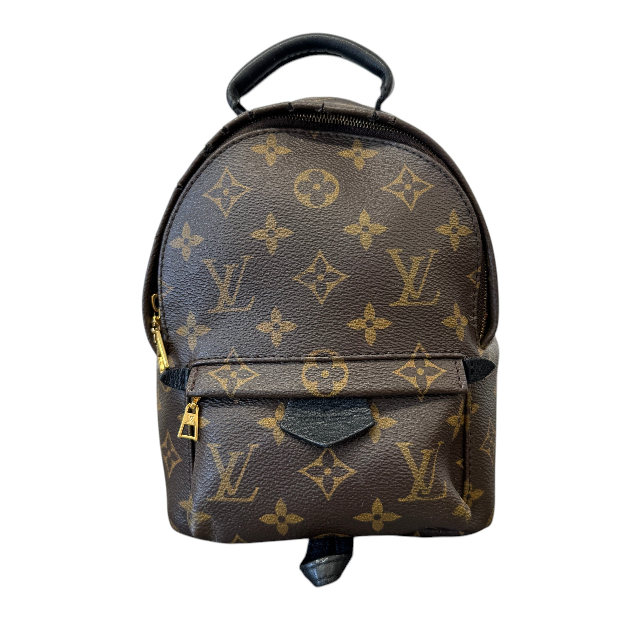 Women's Monogram Palm Springs Mini Backpack Brown