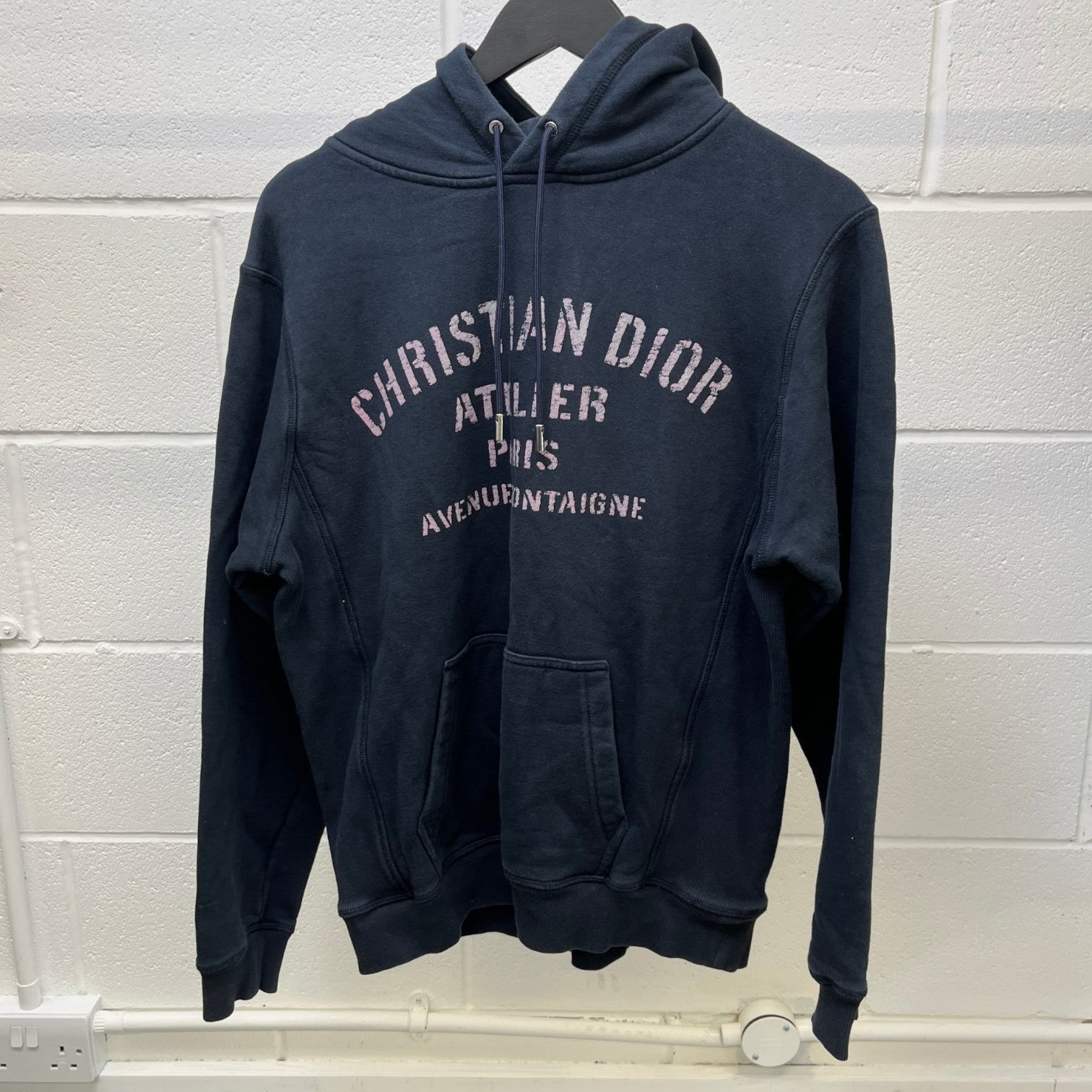 Men's Atelier Hoodie Navy Size M