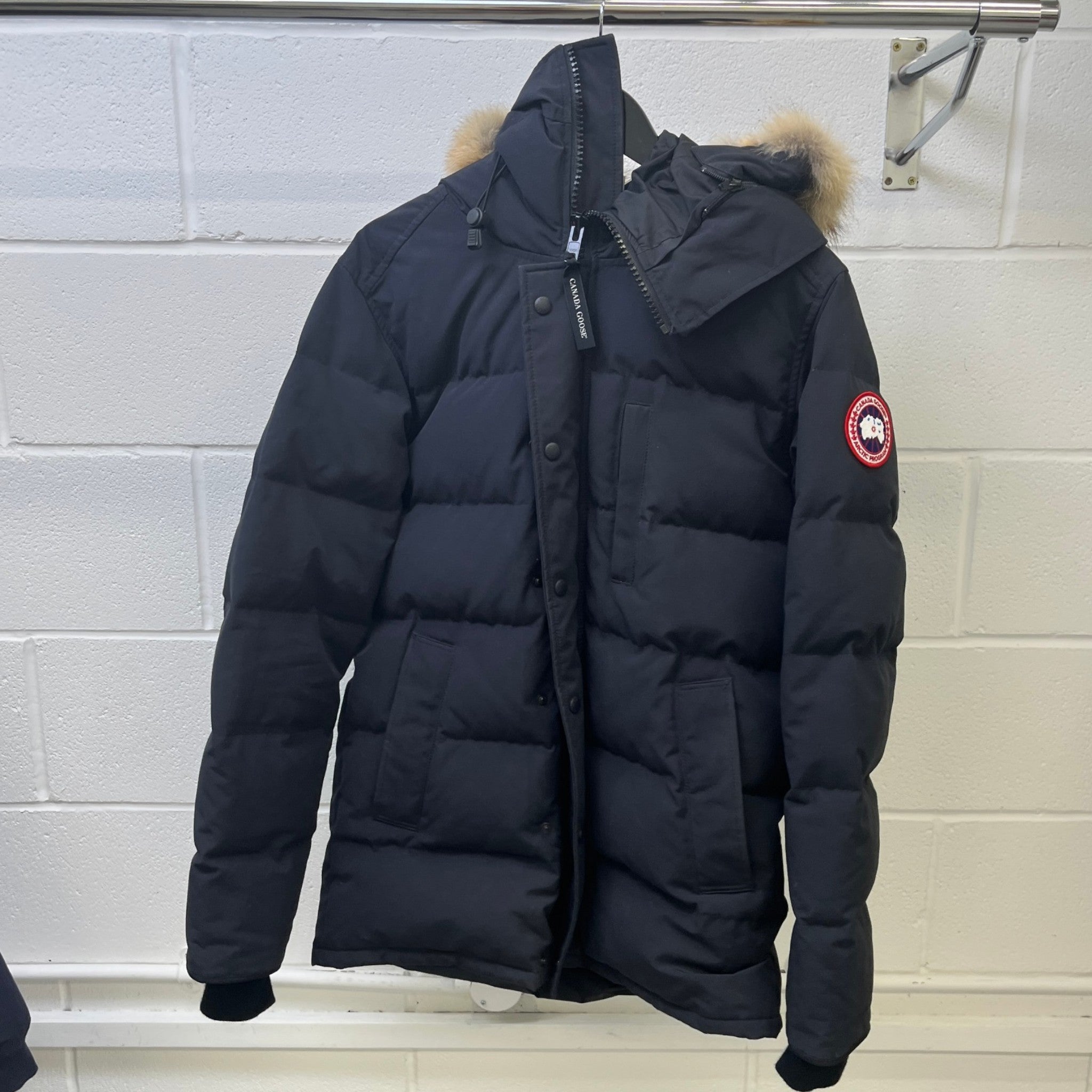 Men's Wyndham Parka Down Jacket Navy Size L
