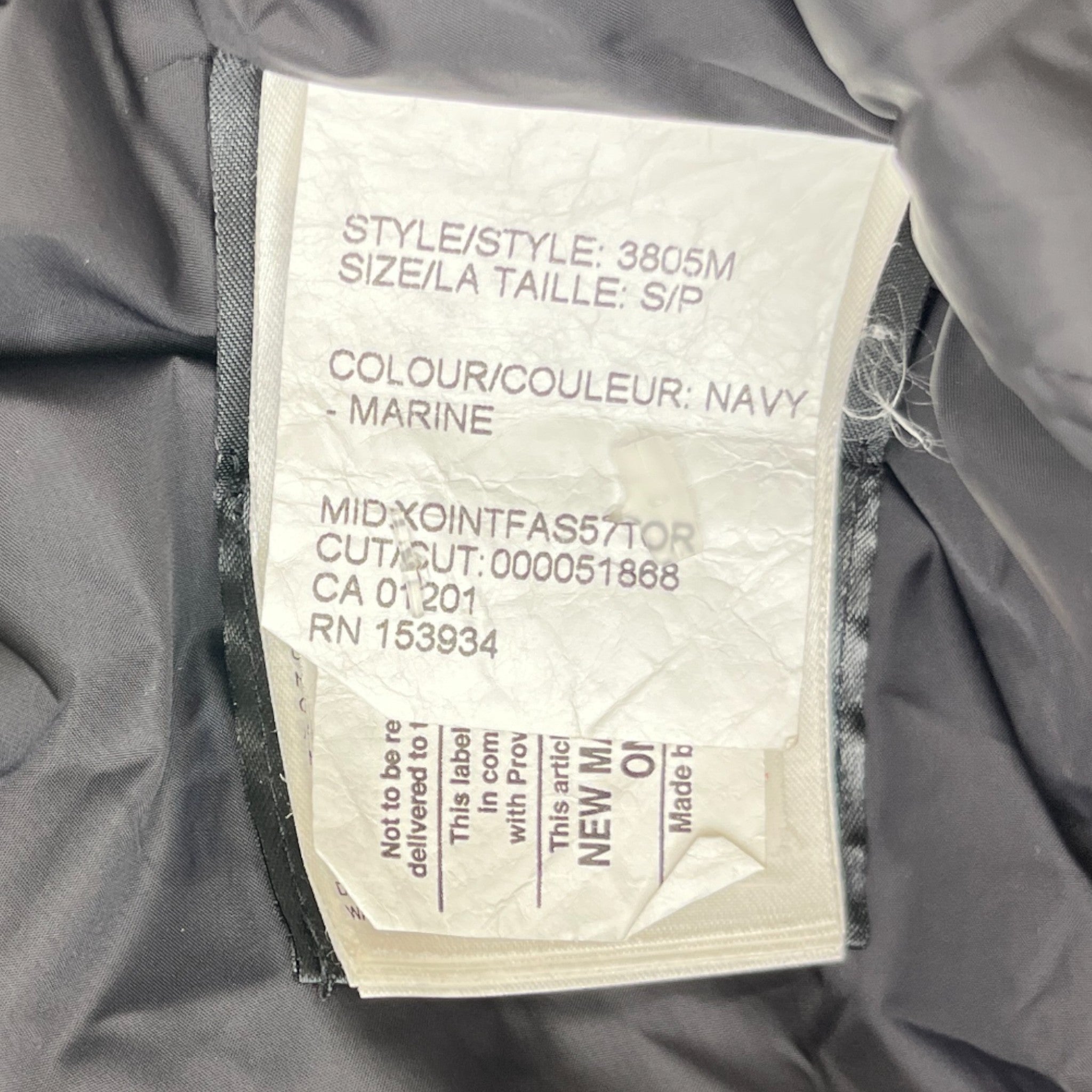 Men's Carson Down Jacket Navy Size S