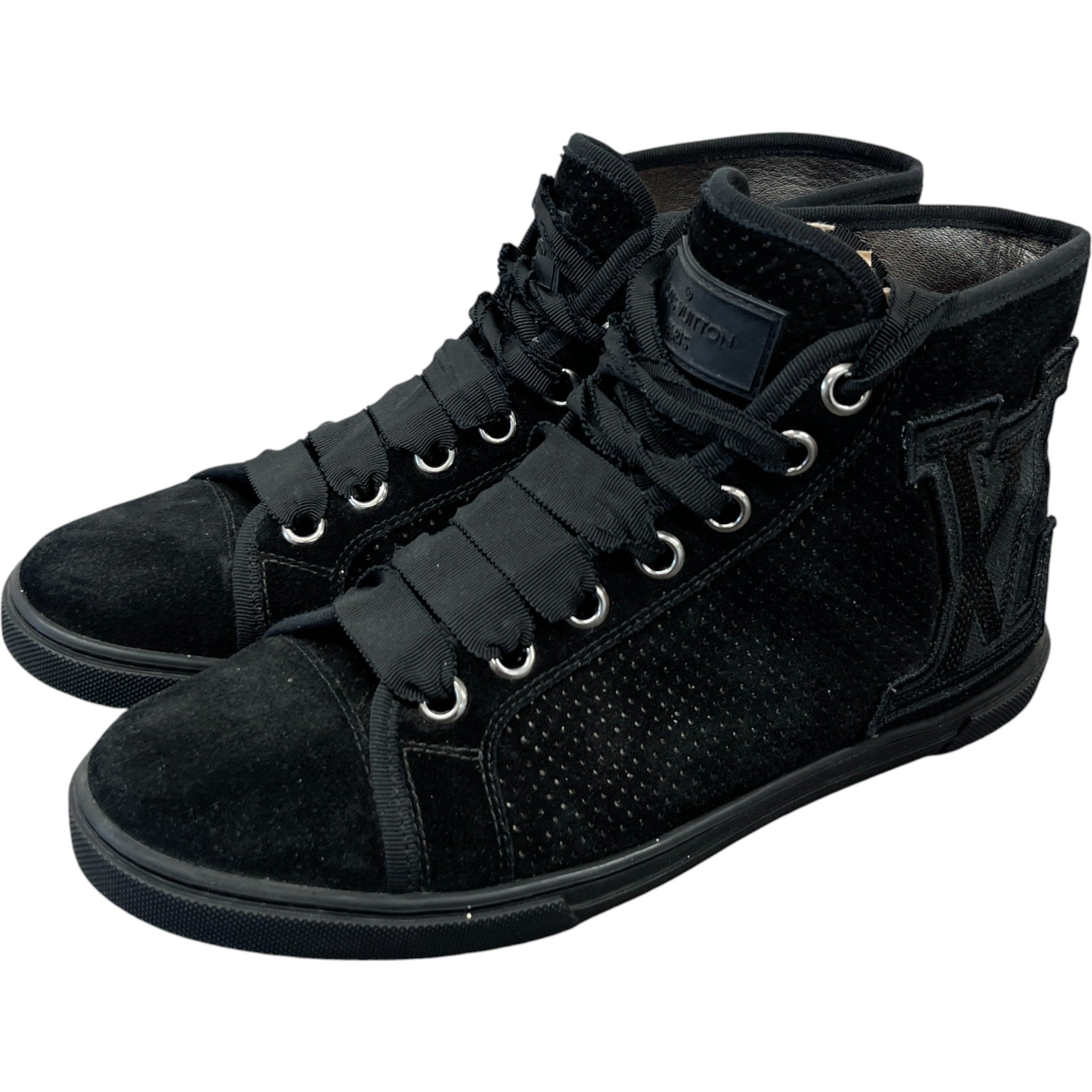 Women's Lv Sequin High Trainers Black Size EU 38 / UK 5