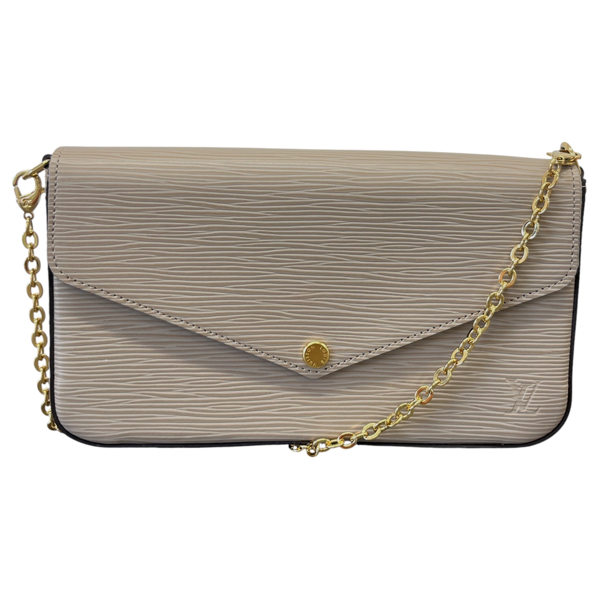 Women's Epi Felicie Pochette Handbag Beige