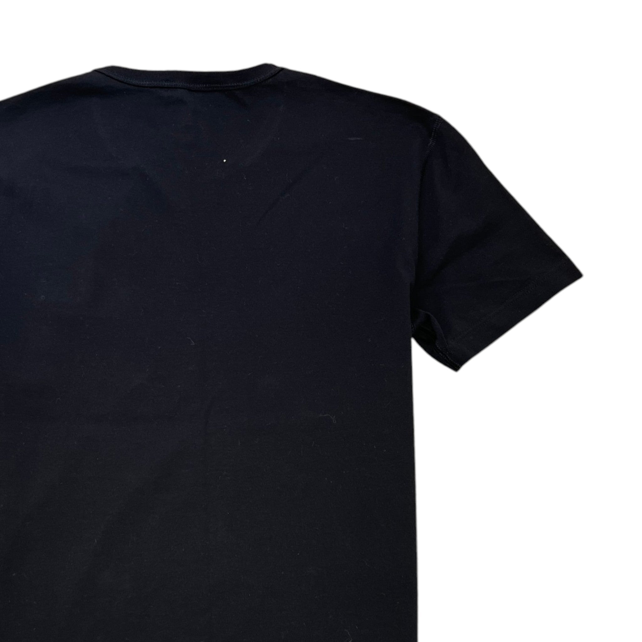 Men's Plaque Logo T-Shirt Black Size IT 44 / UK XS