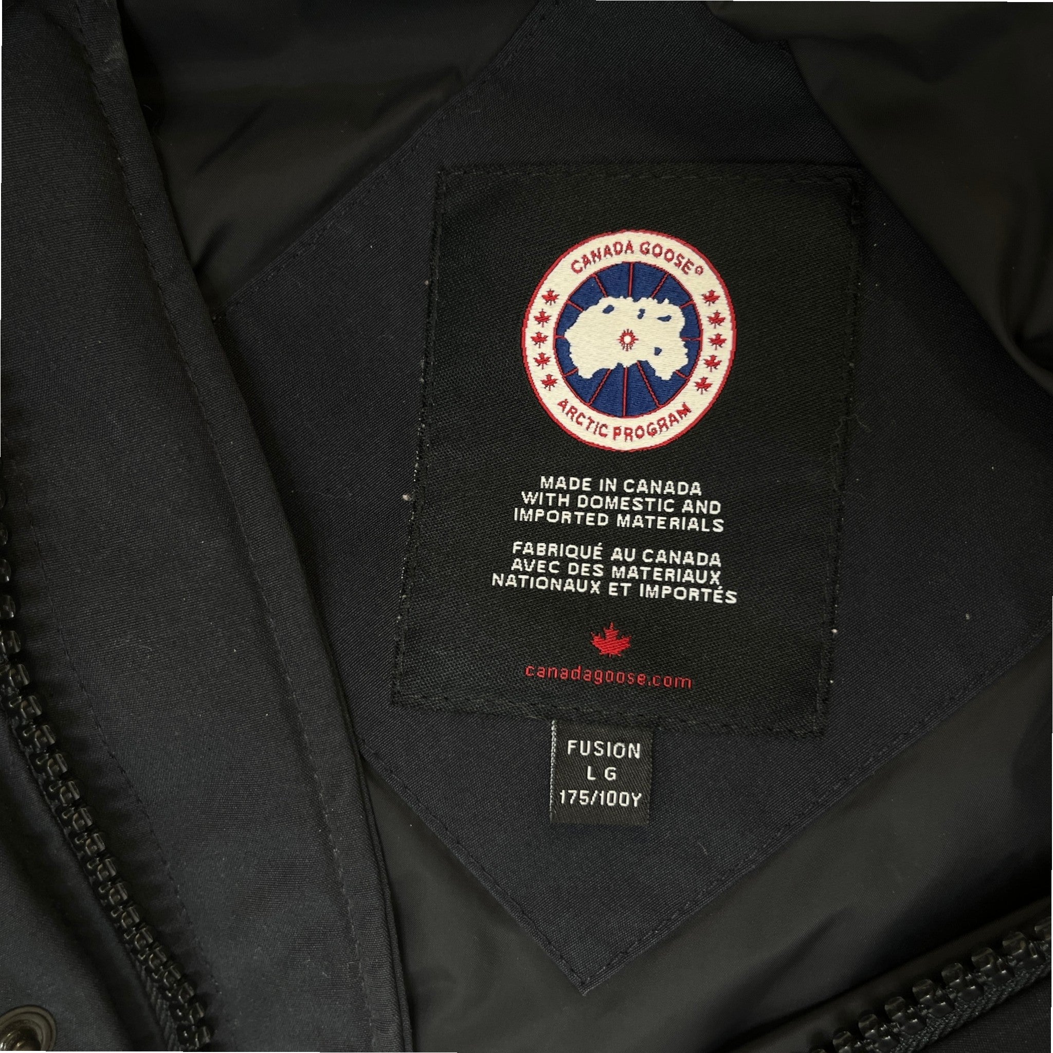 Men's Wyndham Parka Down Jacket Navy Size L