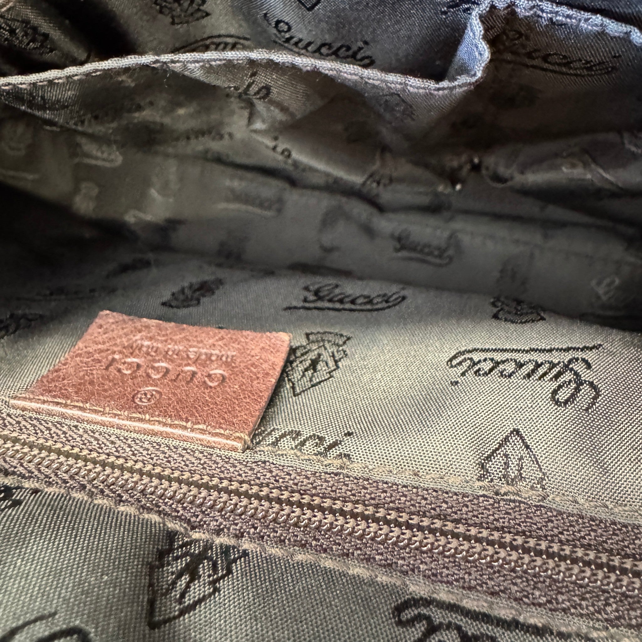 Women's Duchessa Crystal Coated Canvas Barrel Bag Brown
