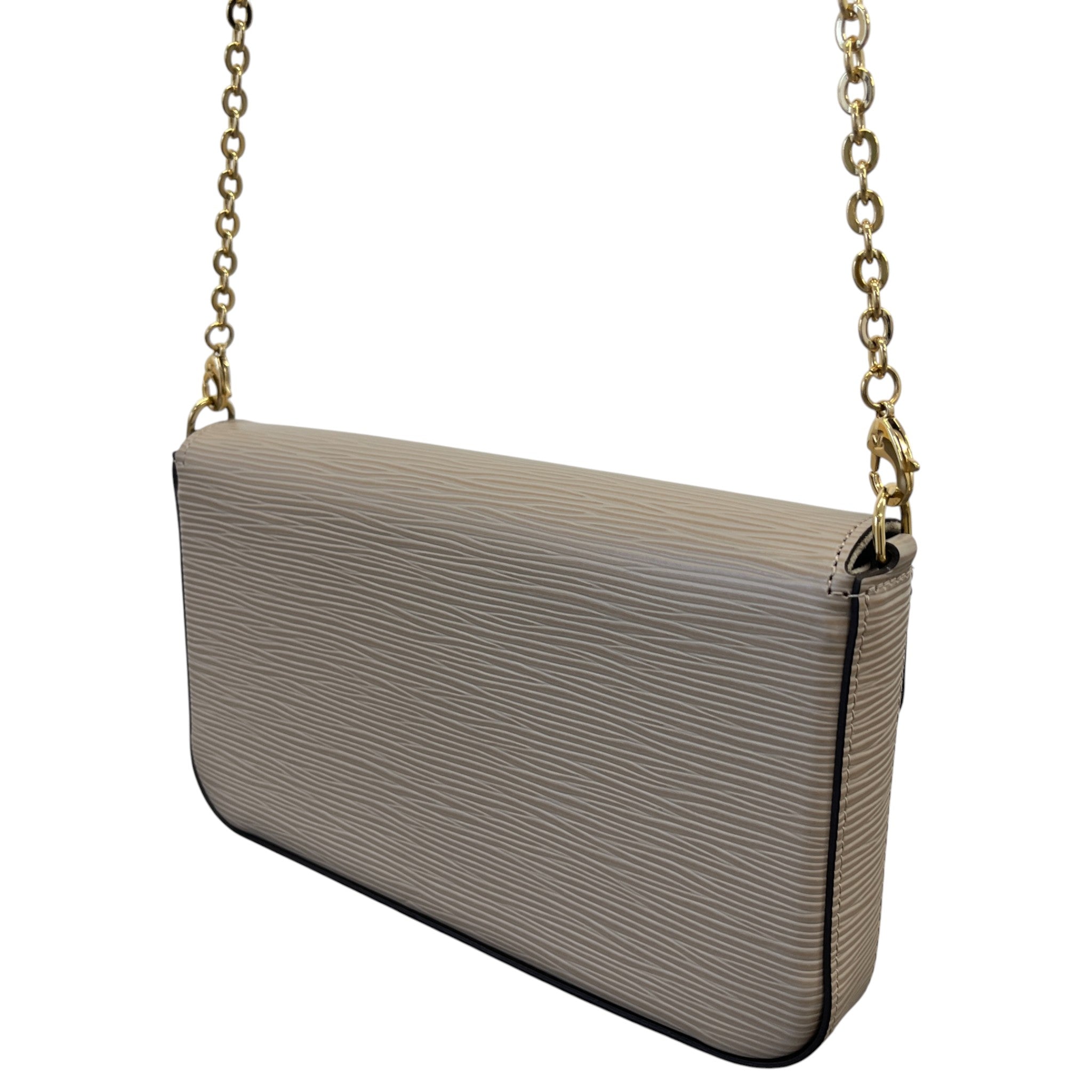 Women's Epi Felicie Pochette Handbag Beige