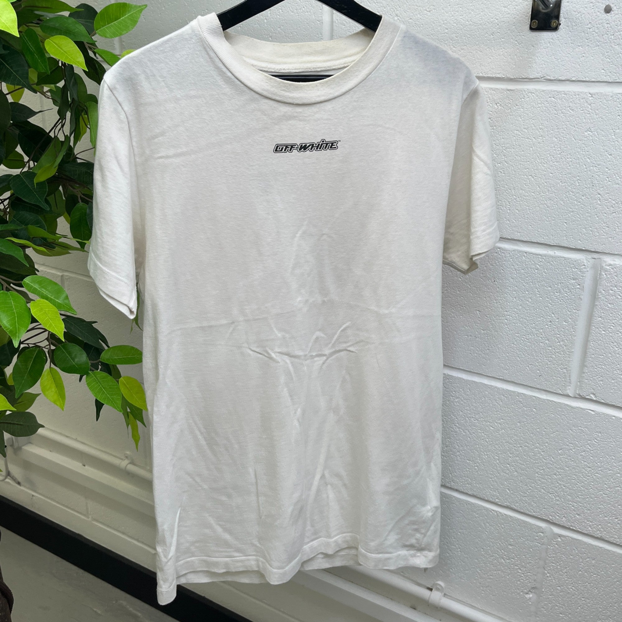 Men's Arrow Logo T-Shirt White Size S