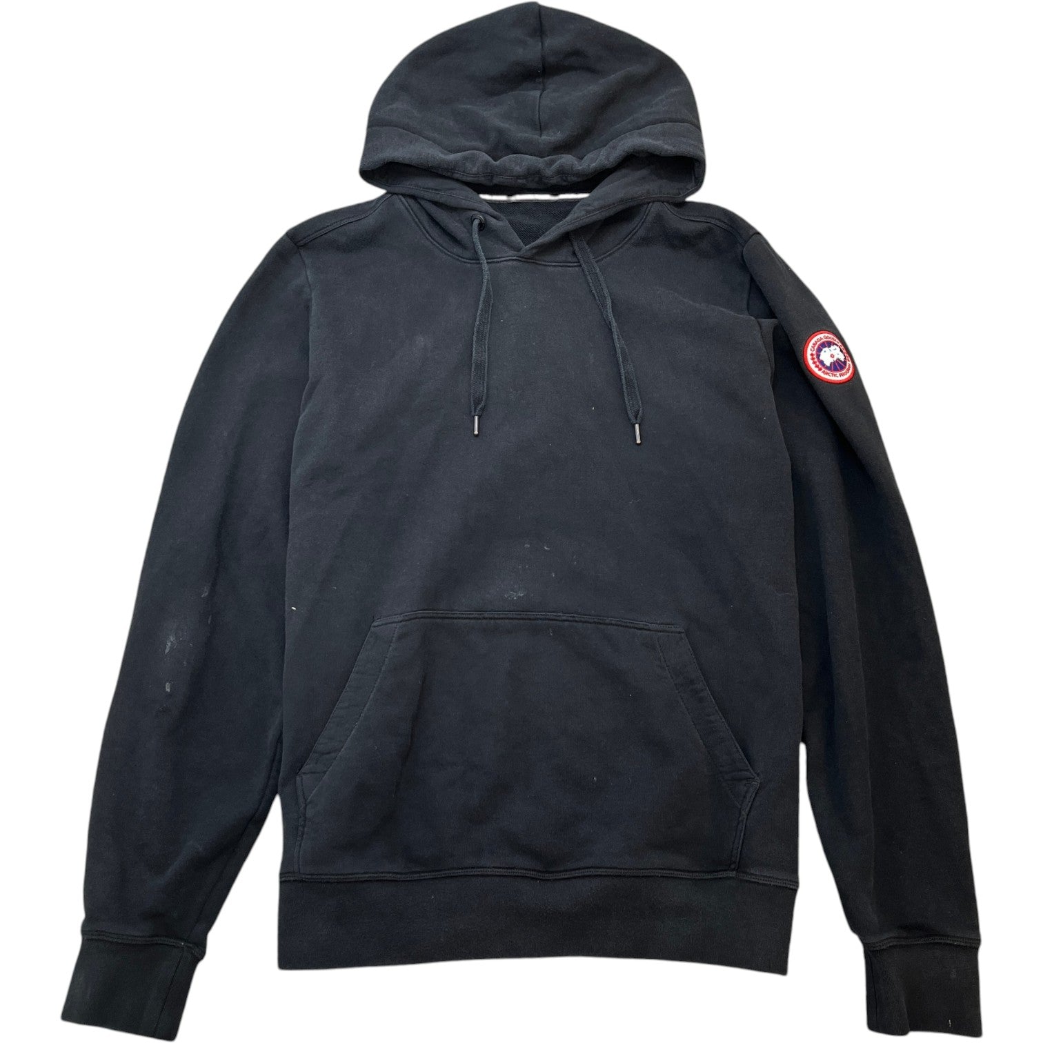 Men's Embroidered Logo Hoodie Black Size L