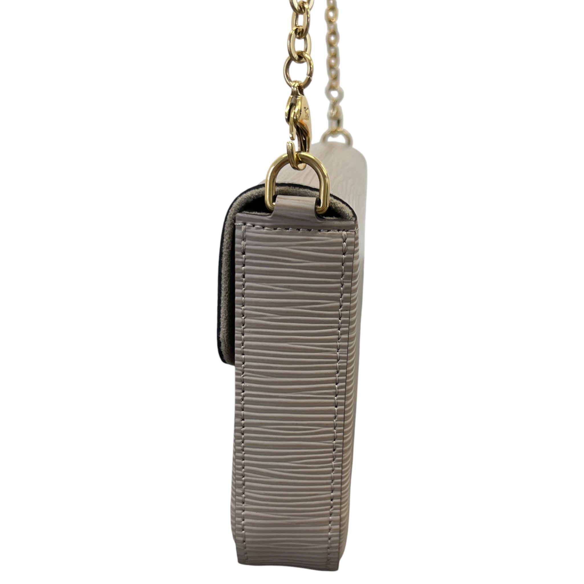 Women's Epi Felicie Pochette Handbag Beige