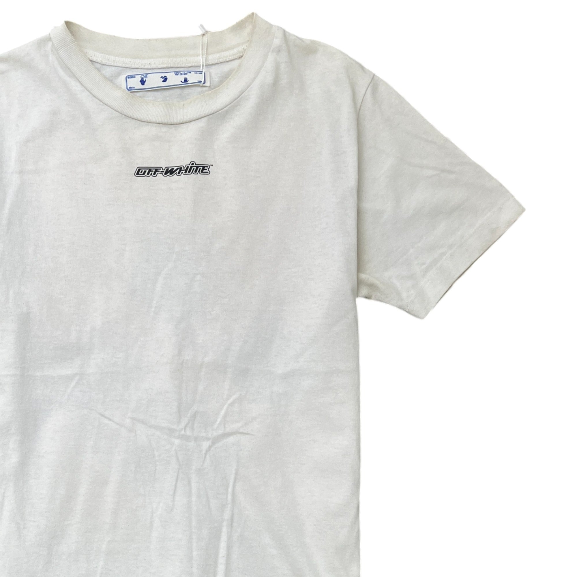 Men's Arrow Logo T-Shirt White Size S