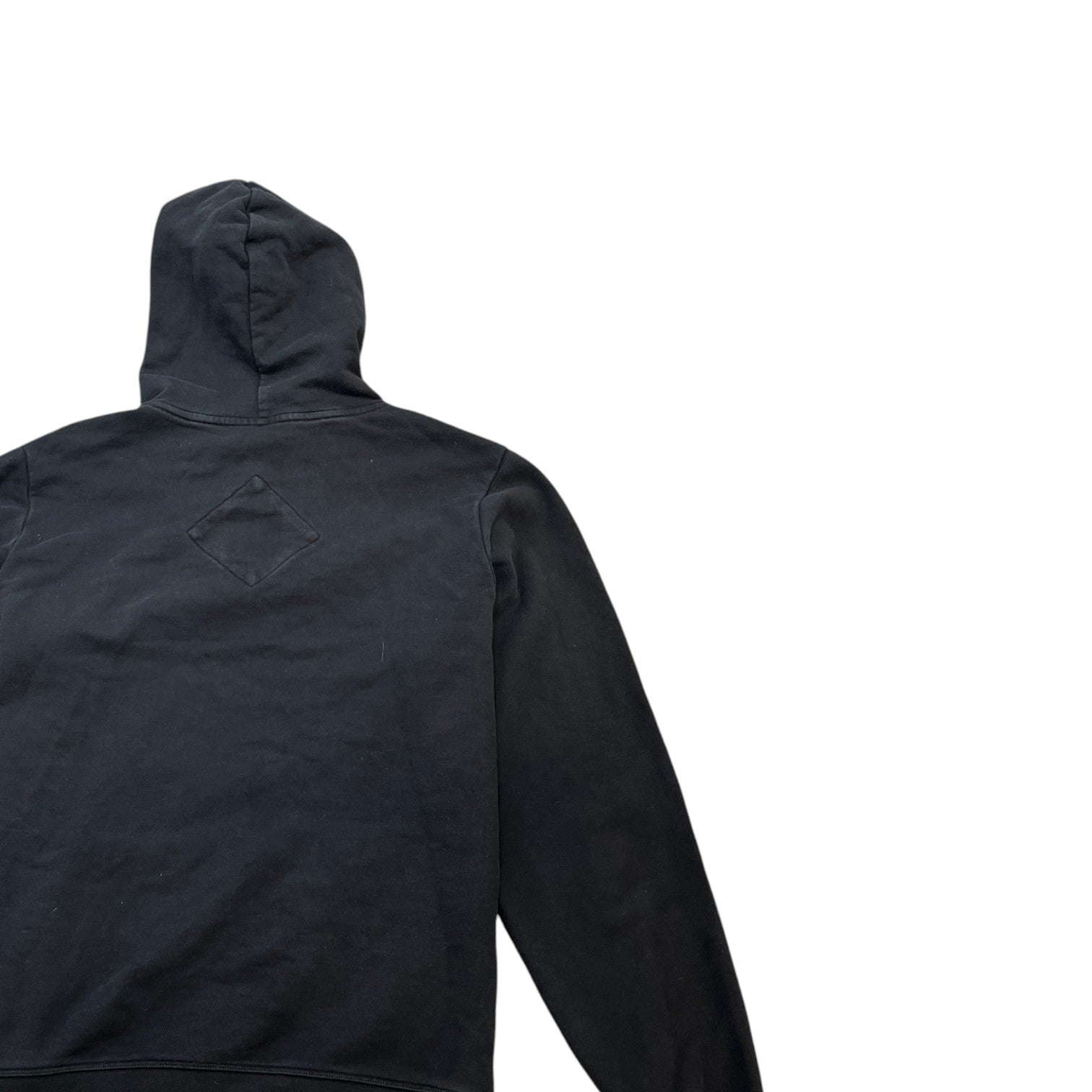 Men's Embroidered Logo Hoodie Black Size L