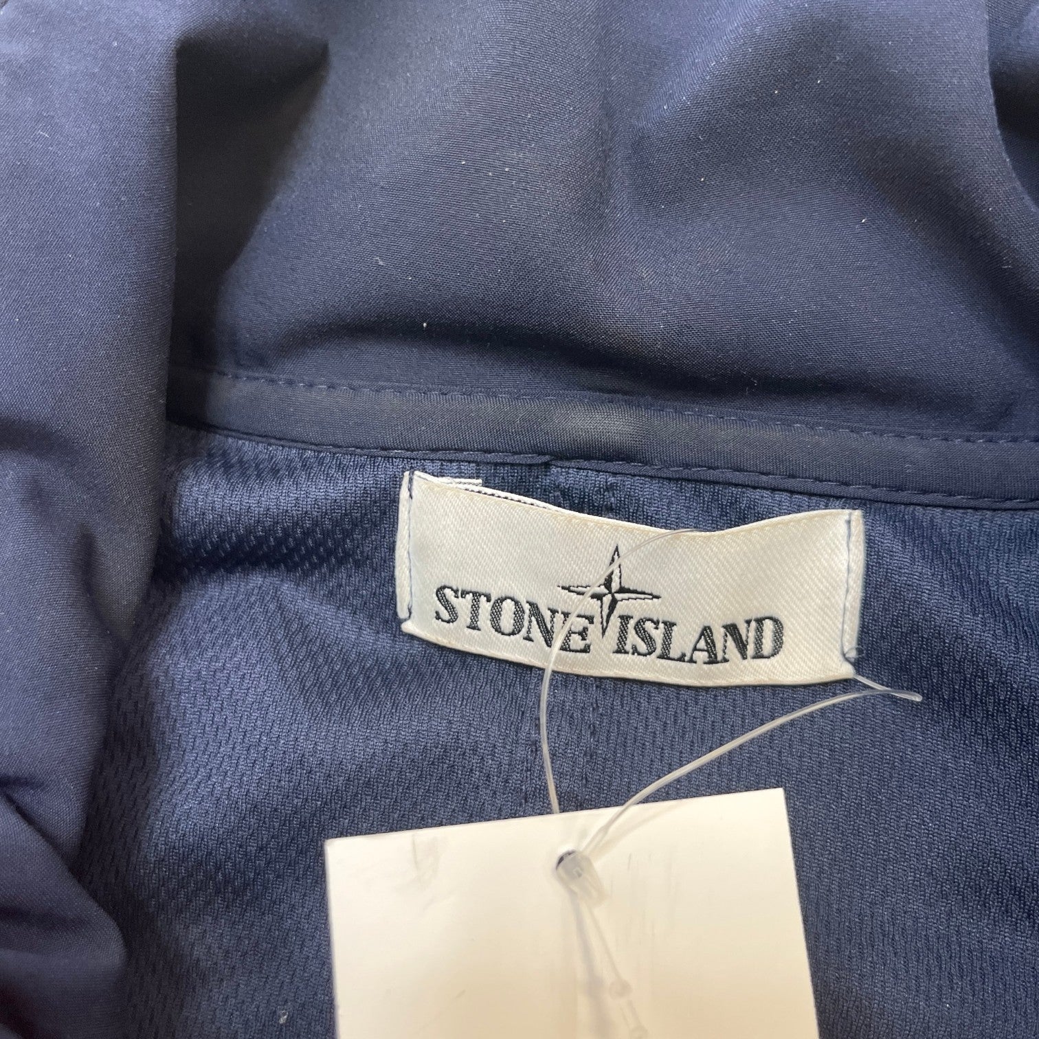 Men's Applique Logo Soft Shell Jacket Navy Size XL