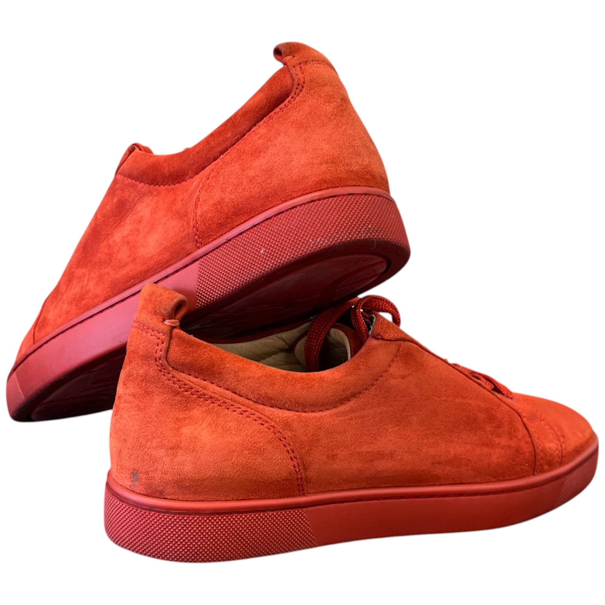 Men's Louis Junior Low Trainers Red Size EU 40 / UK 6