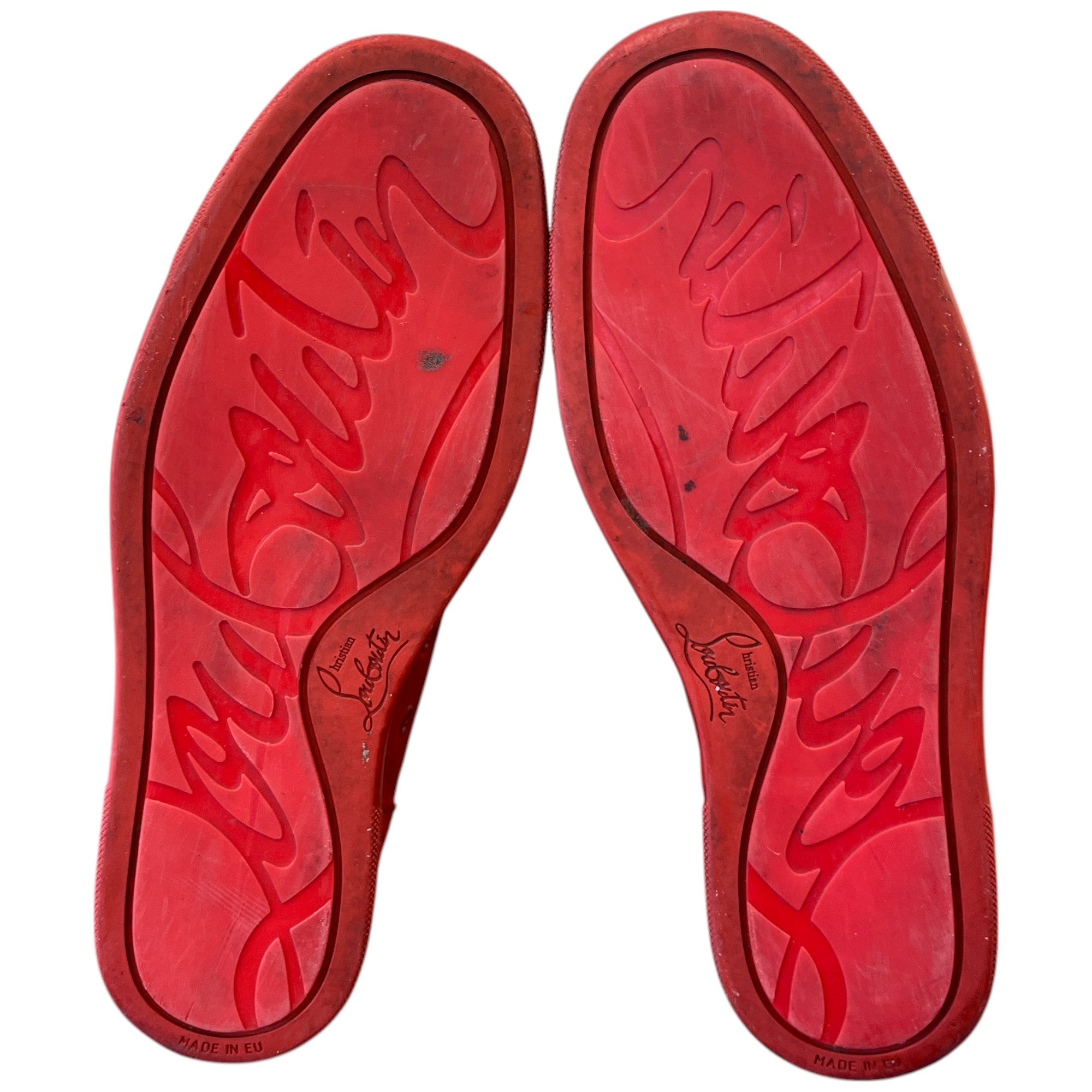 Men's Louis Junior Low Trainers Red Size EU 40 / UK 6