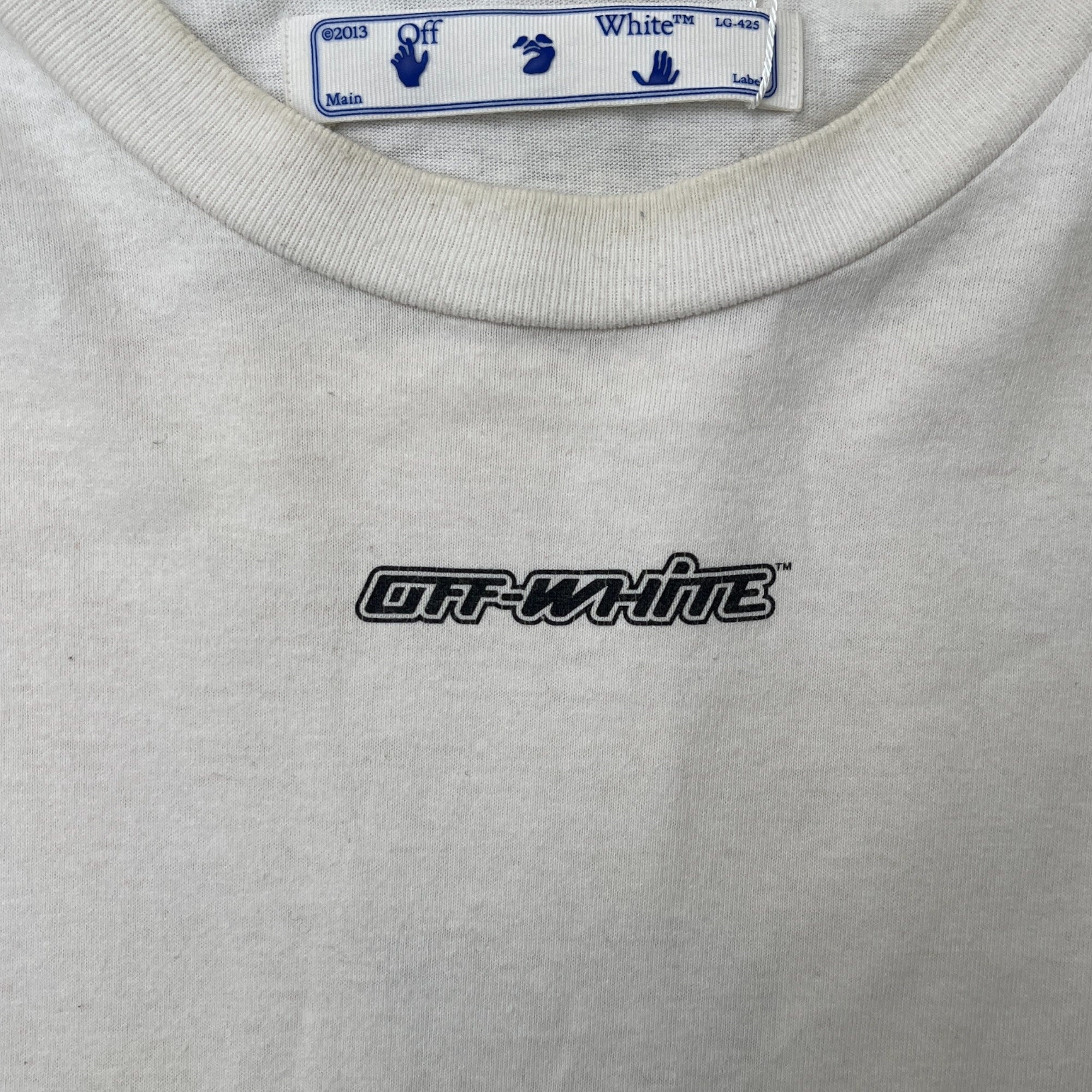 Men's Arrow Logo T-Shirt White Size S