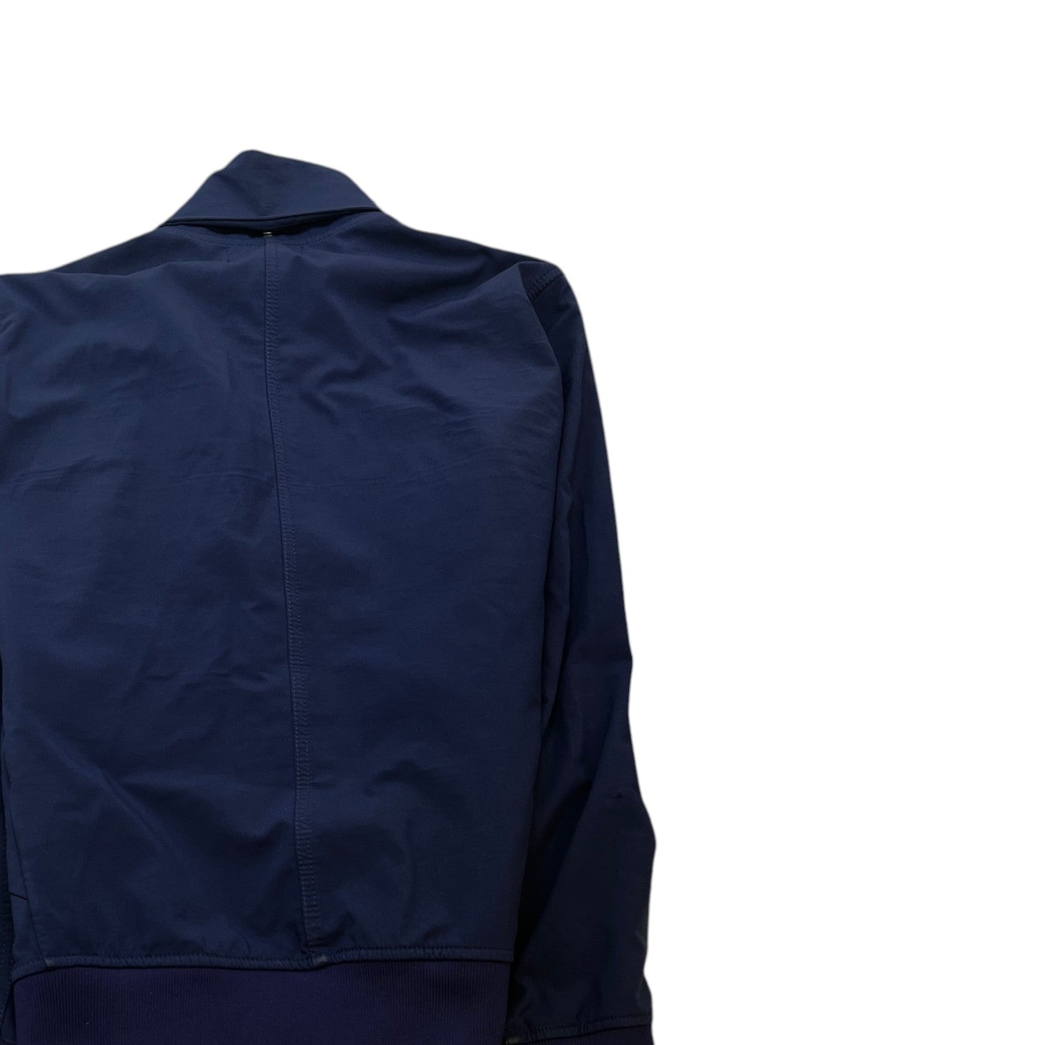 Men's Applique Logo Soft Shell Jacket Navy Size XL