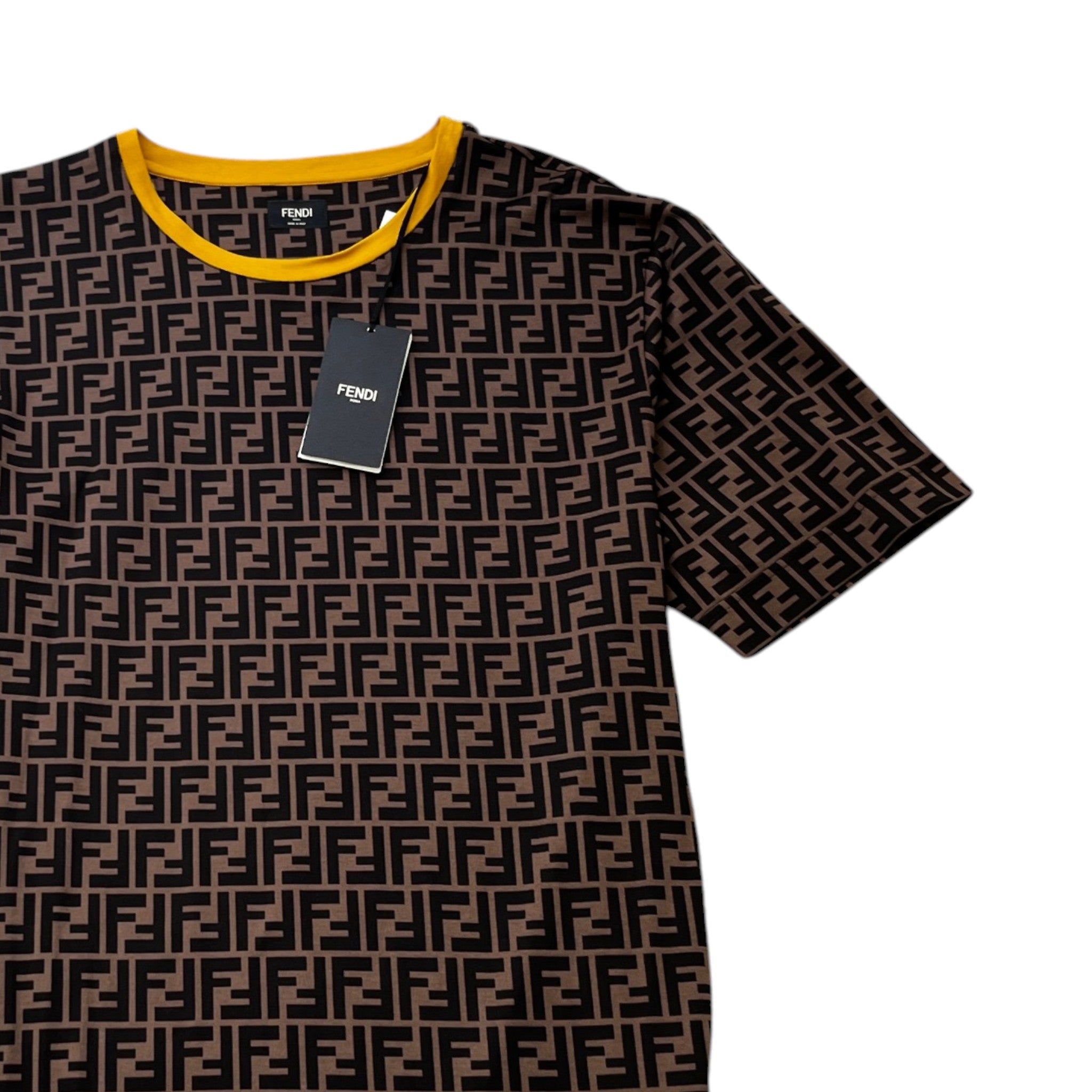 Men's Ff Logo T-Shirt Brown Size XXL