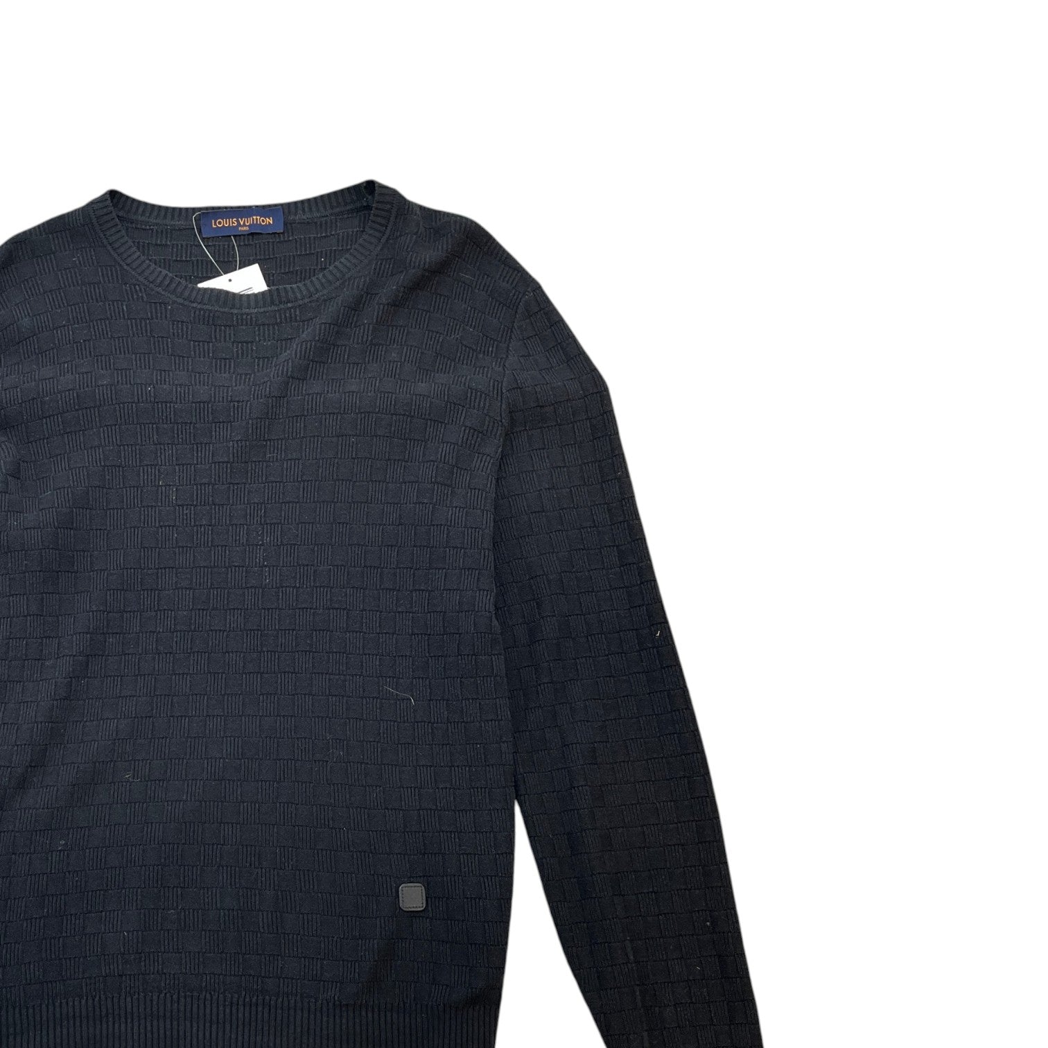 Men's Damier Jumper Black Size S