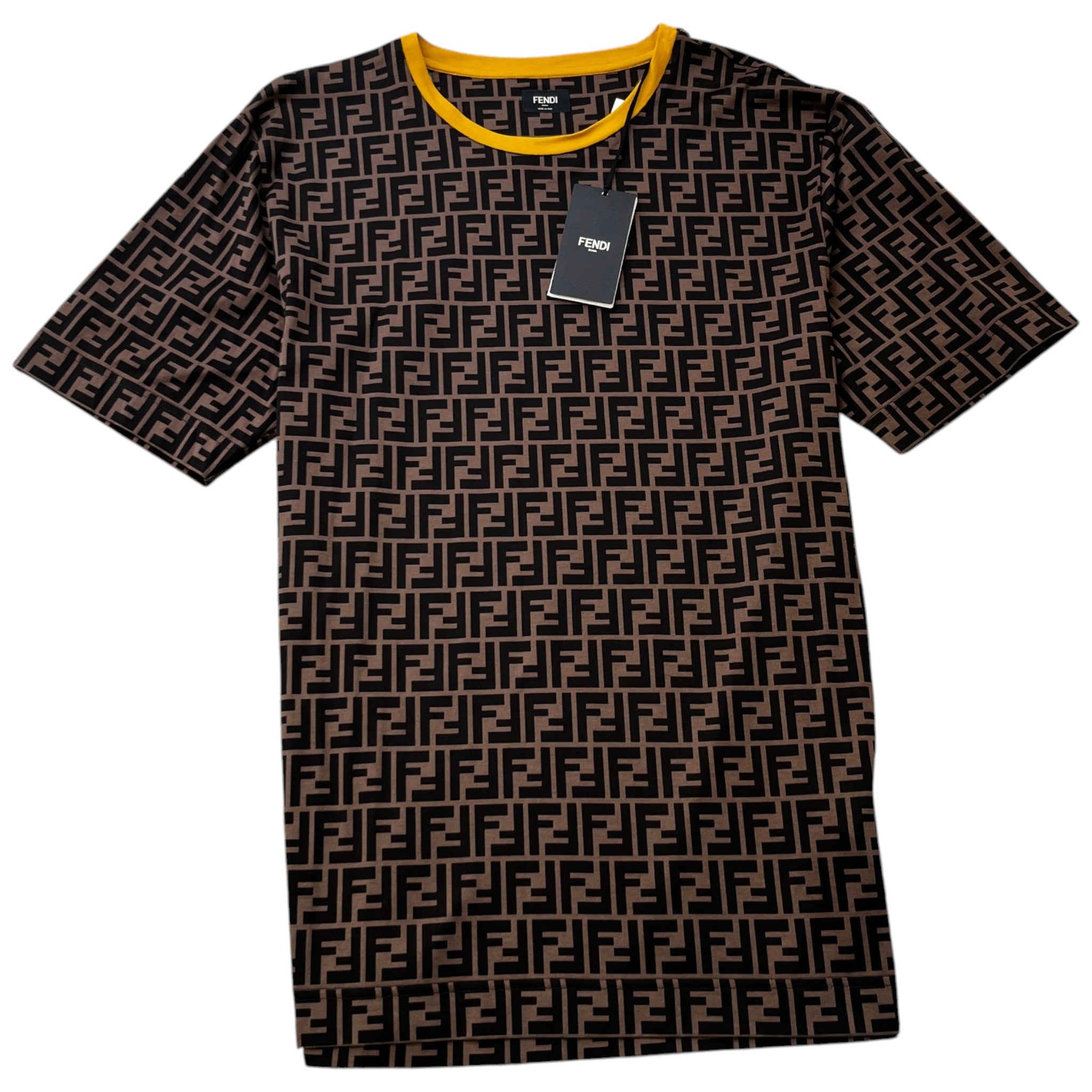 Men's Ff Logo T-Shirt Brown Size XXL