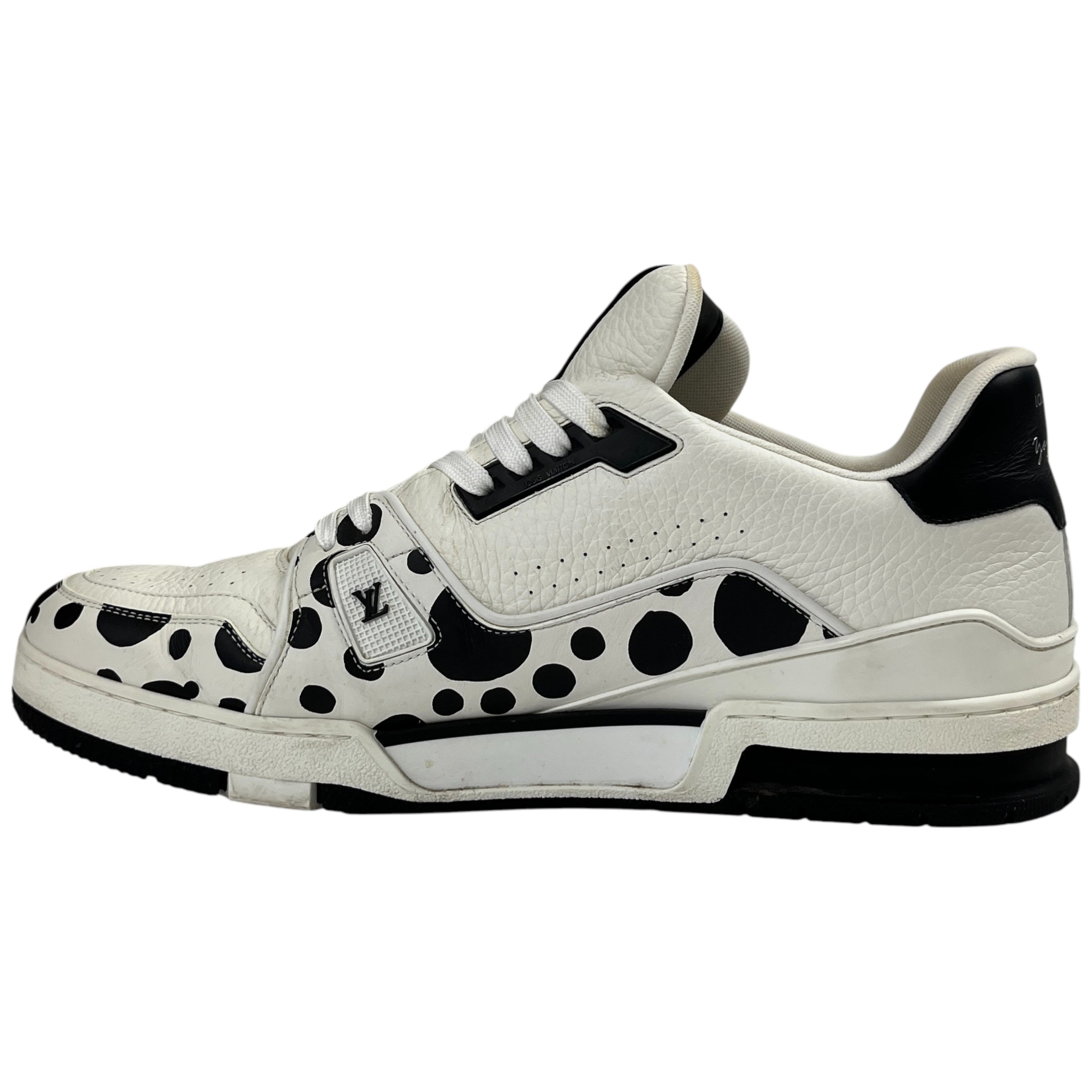 Men's X Yayoi Kusama Lv Low Trainers White Size EU 45 / UK 11
