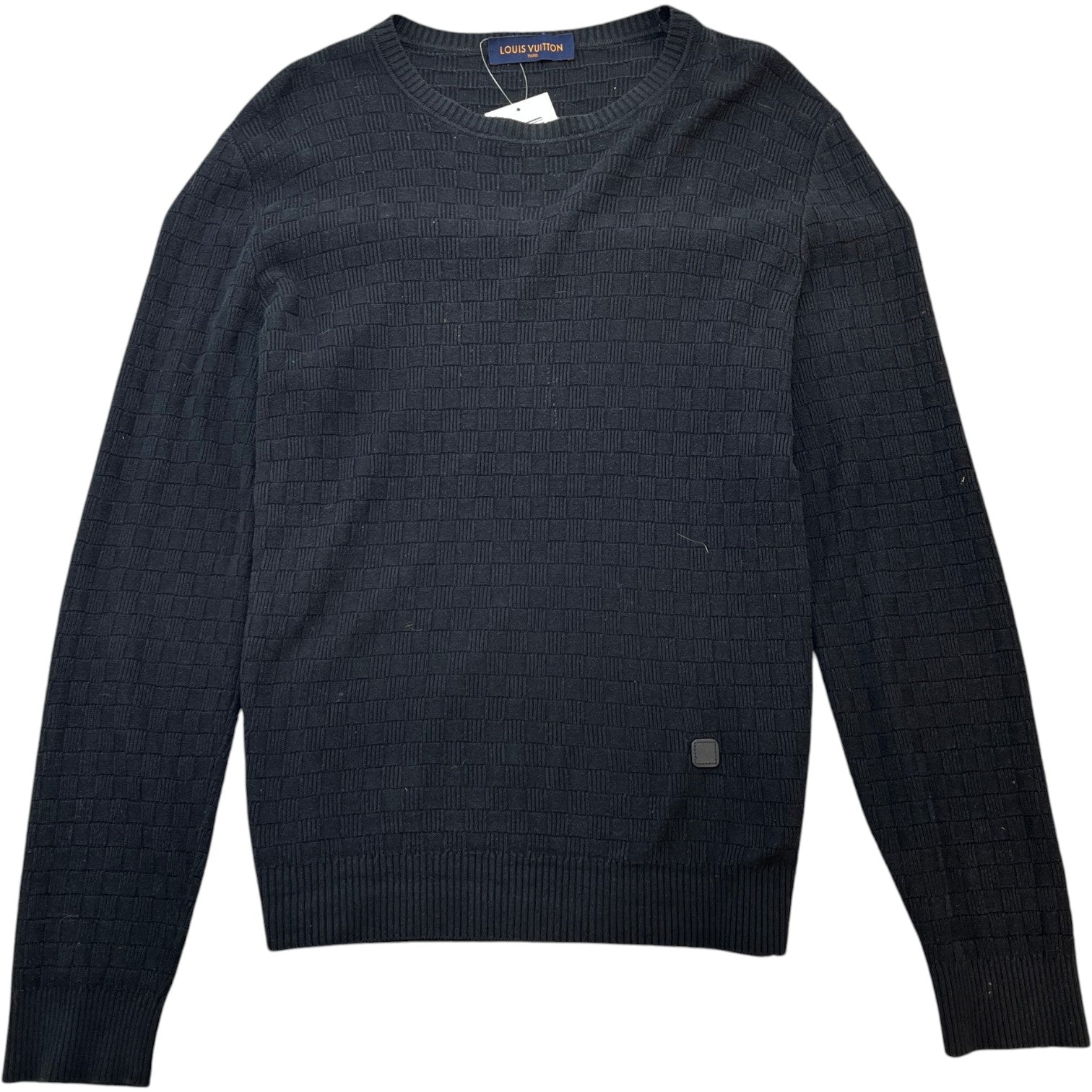 Men's Damier Jumper Black Size S