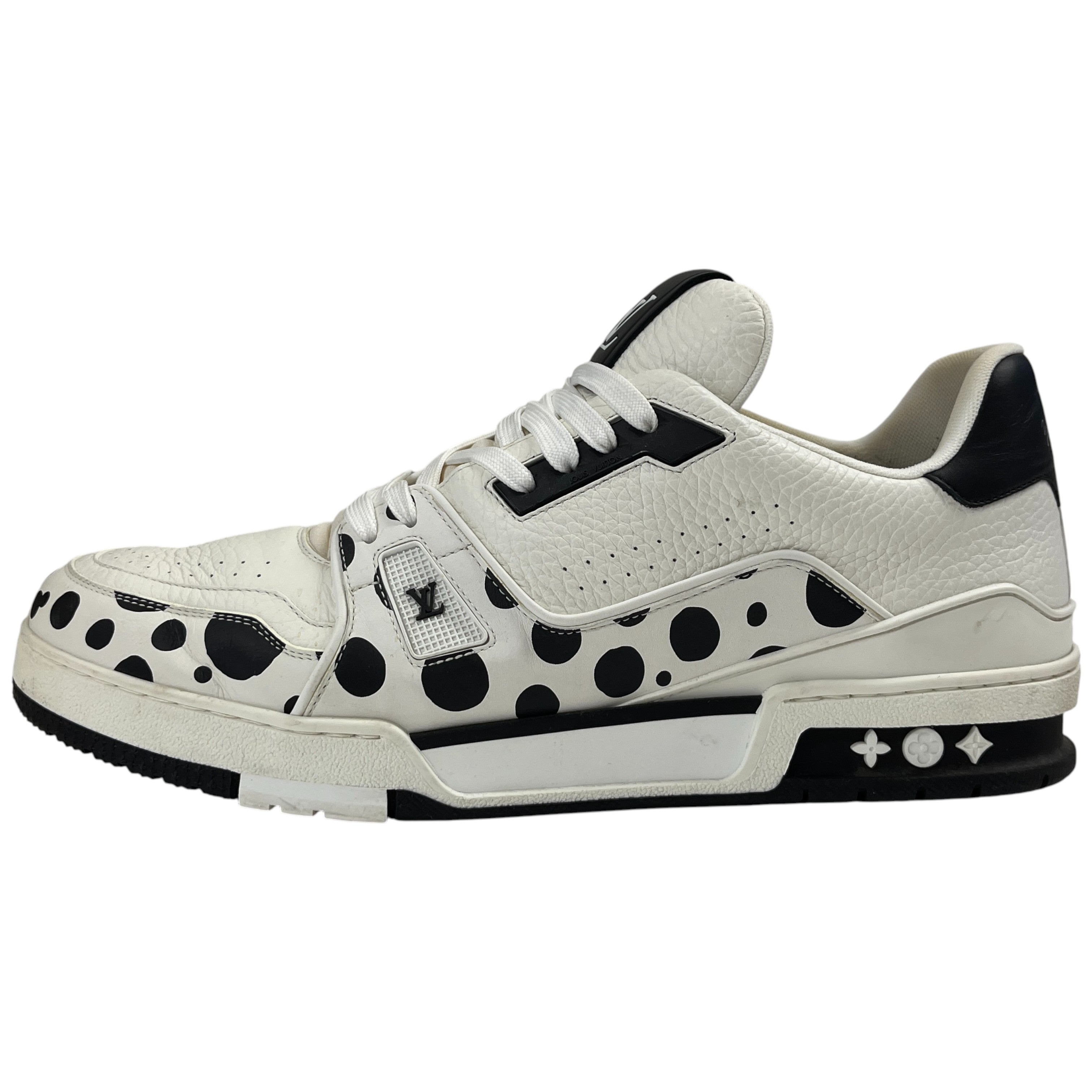 Men's X Yayoi Kusama Lv Low Trainers White Size EU 45 / UK 11