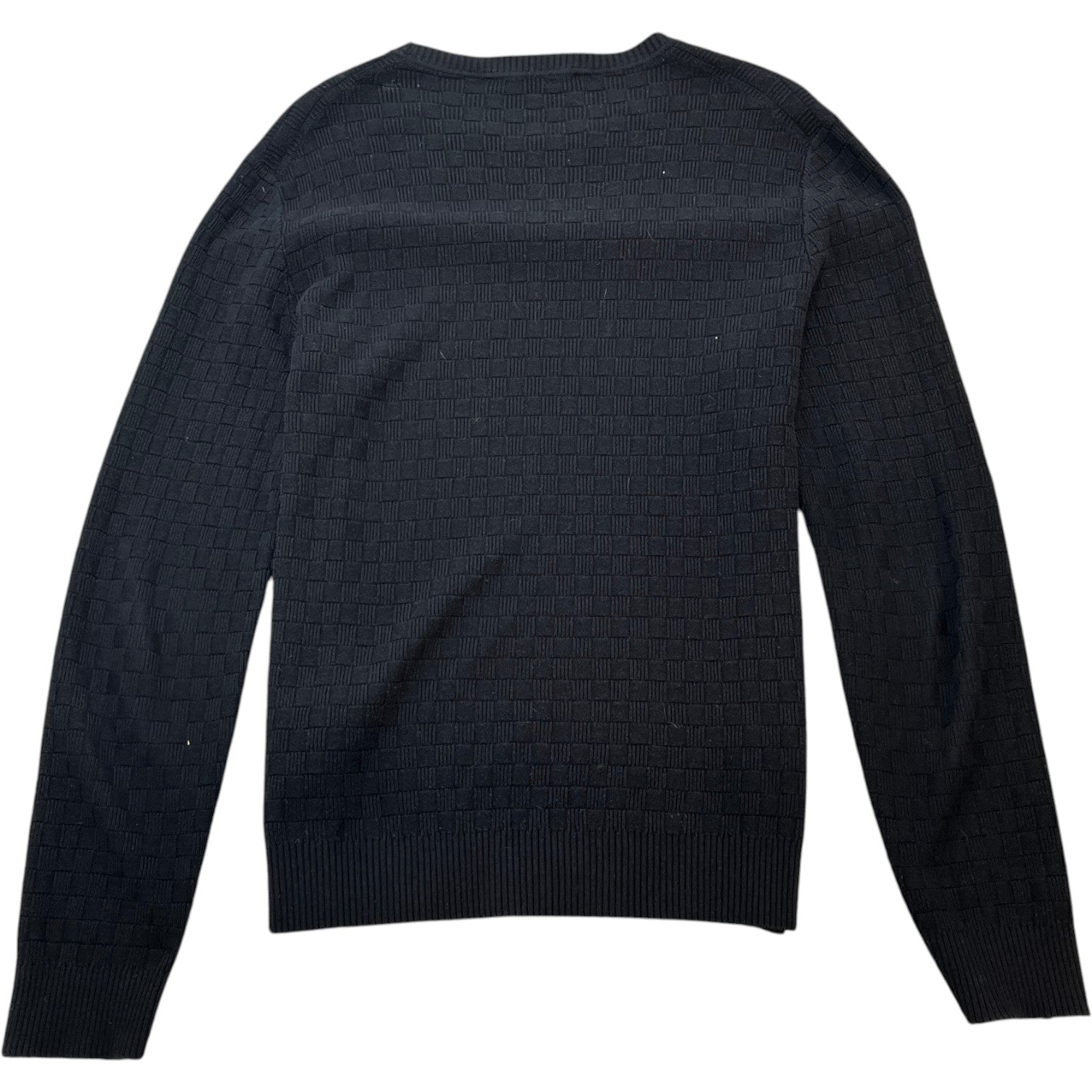 Men's Damier Jumper Black Size S