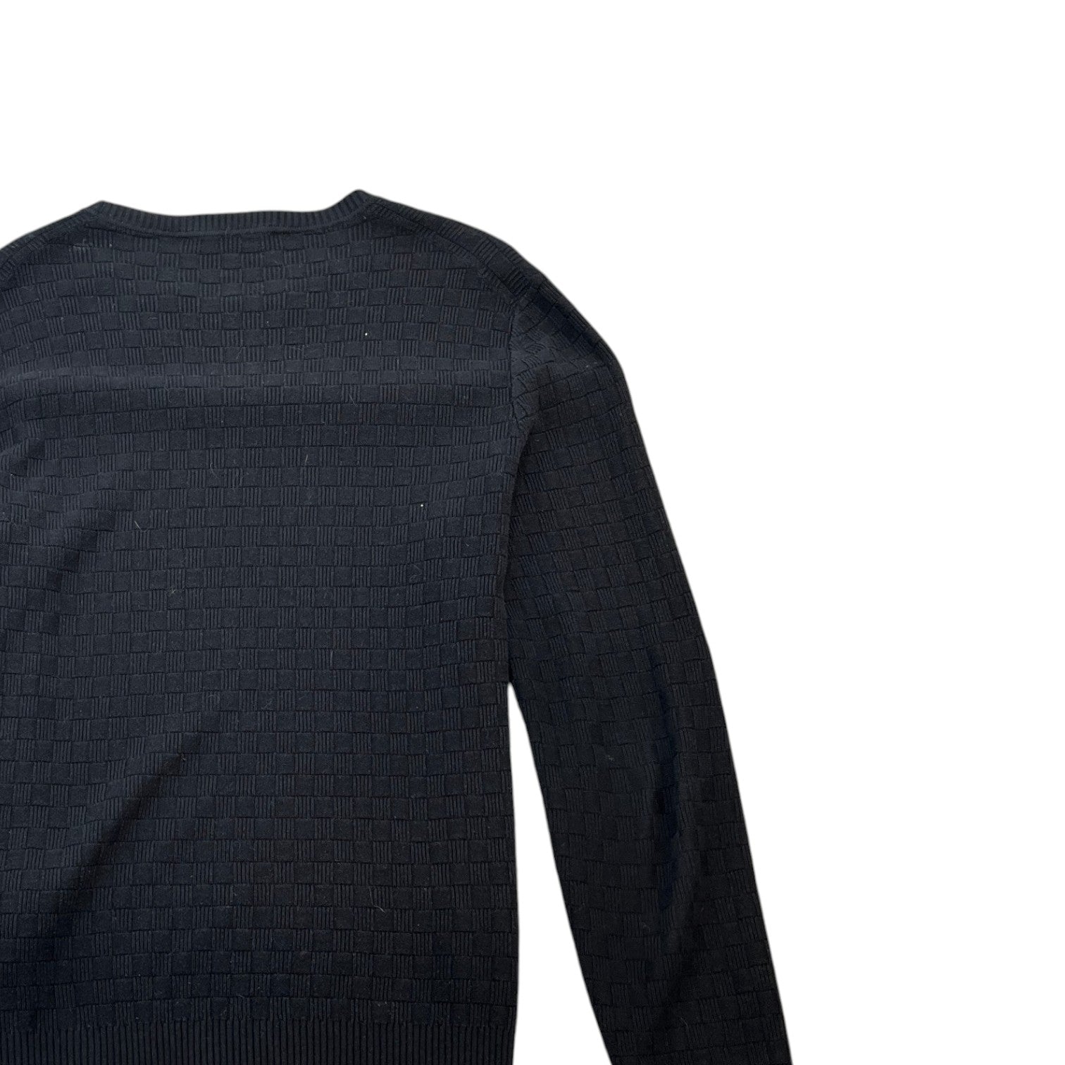 Men's Damier Jumper Black Size S