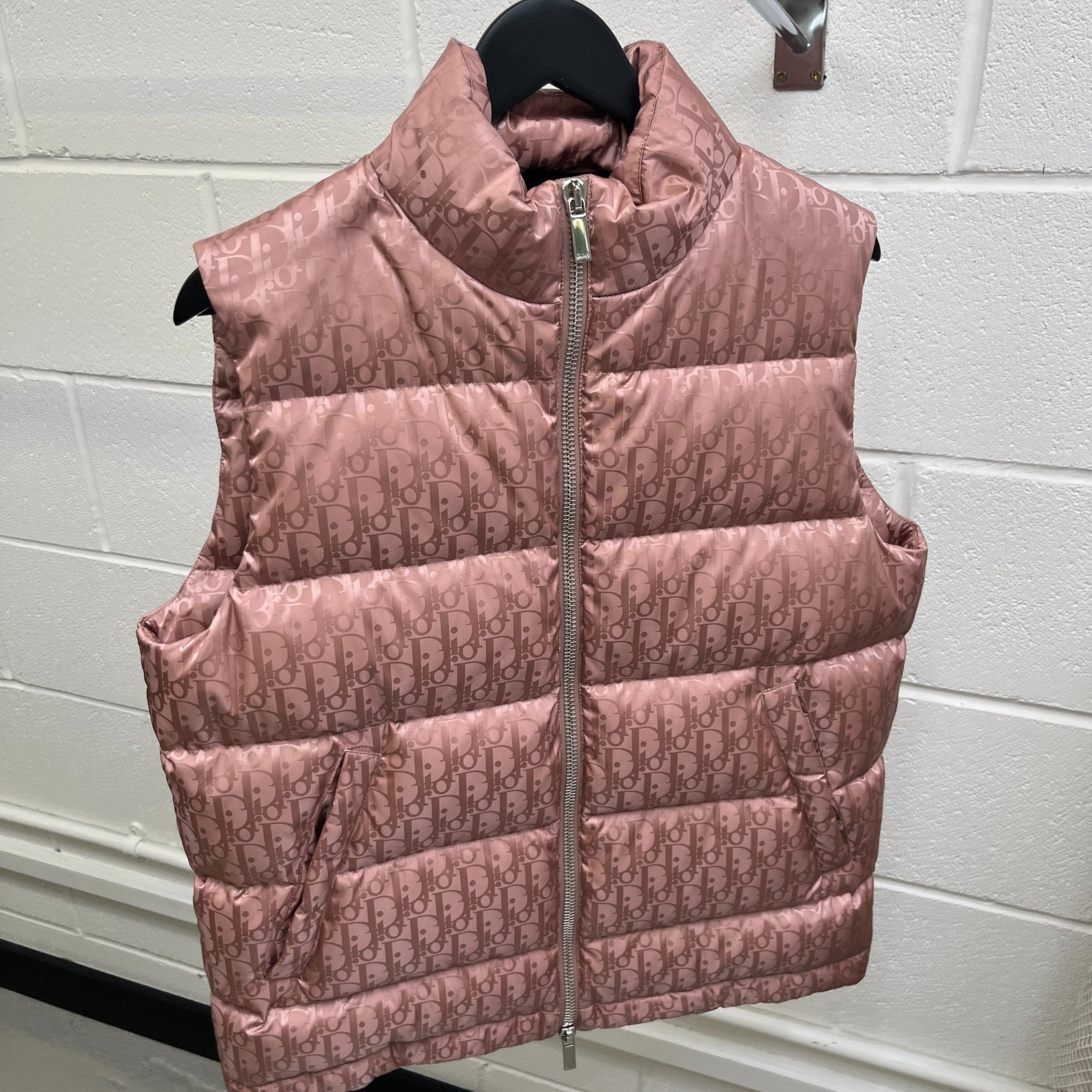 Men's Oblique Gilet Pink Size IT 46 / S