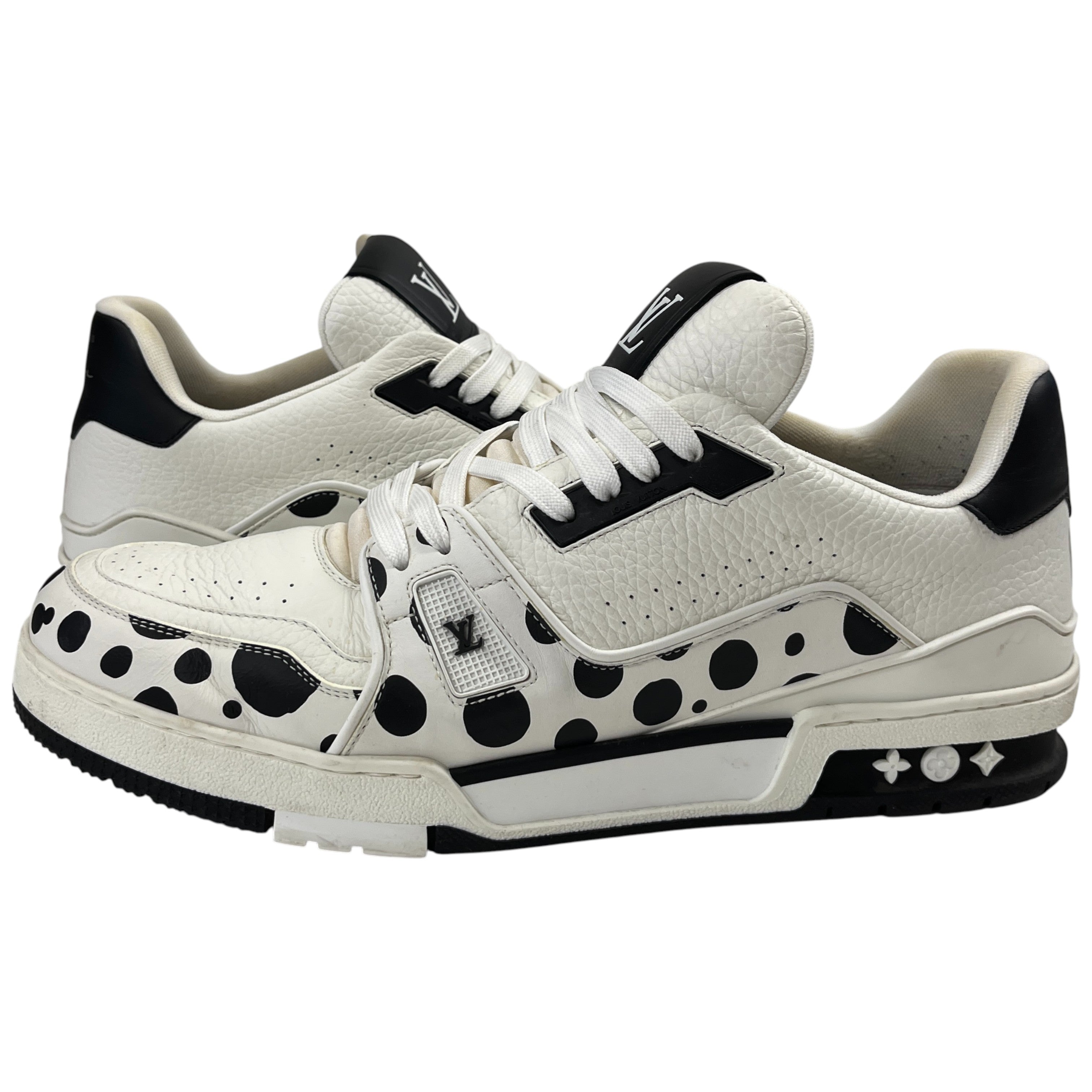Men's X Yayoi Kusama Lv Low Trainers White Size EU 45 / UK 11