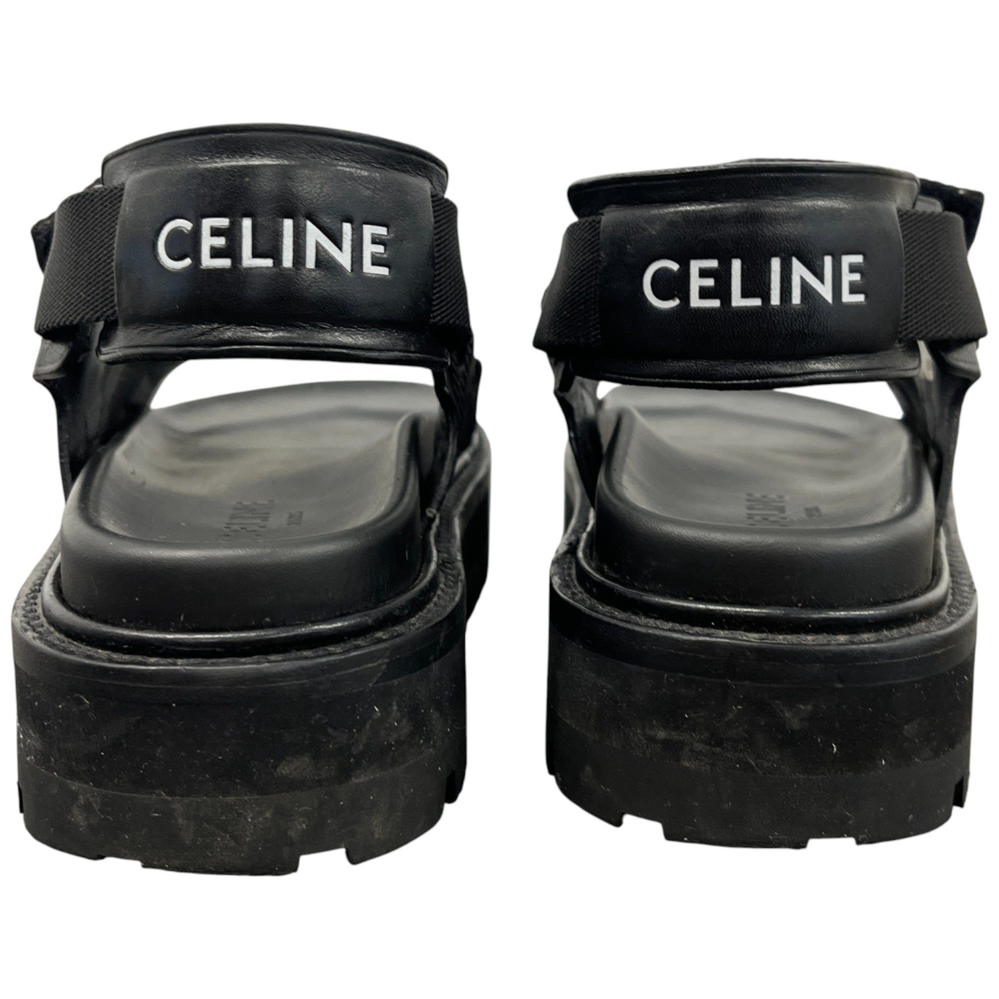 Women's Bulky Logo Sandals Black Size EU 38 / UK 5