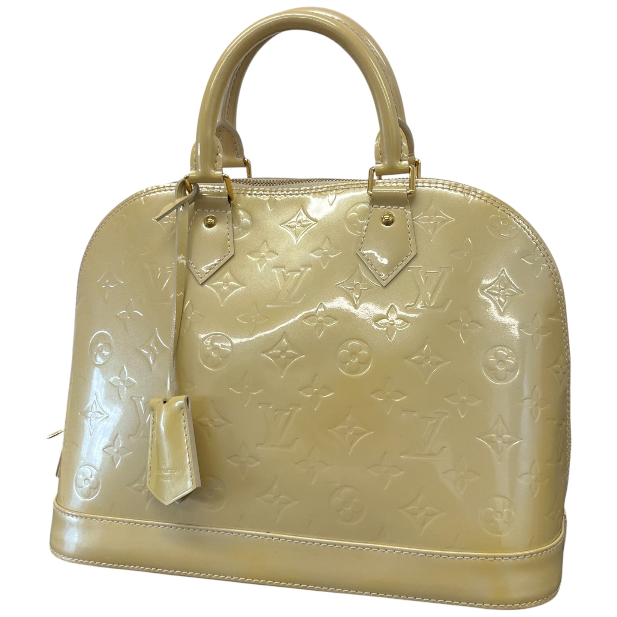 Women's Monogram Vernis Alma Pm Handbag Yellow