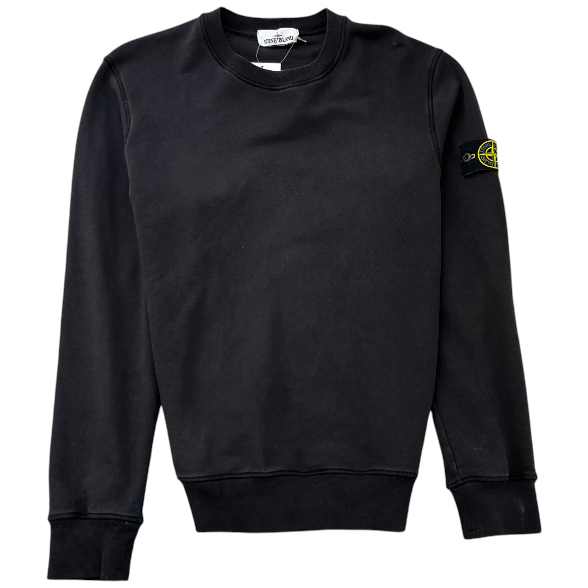 Men's Applique Logo Sweatshirt Black Size L