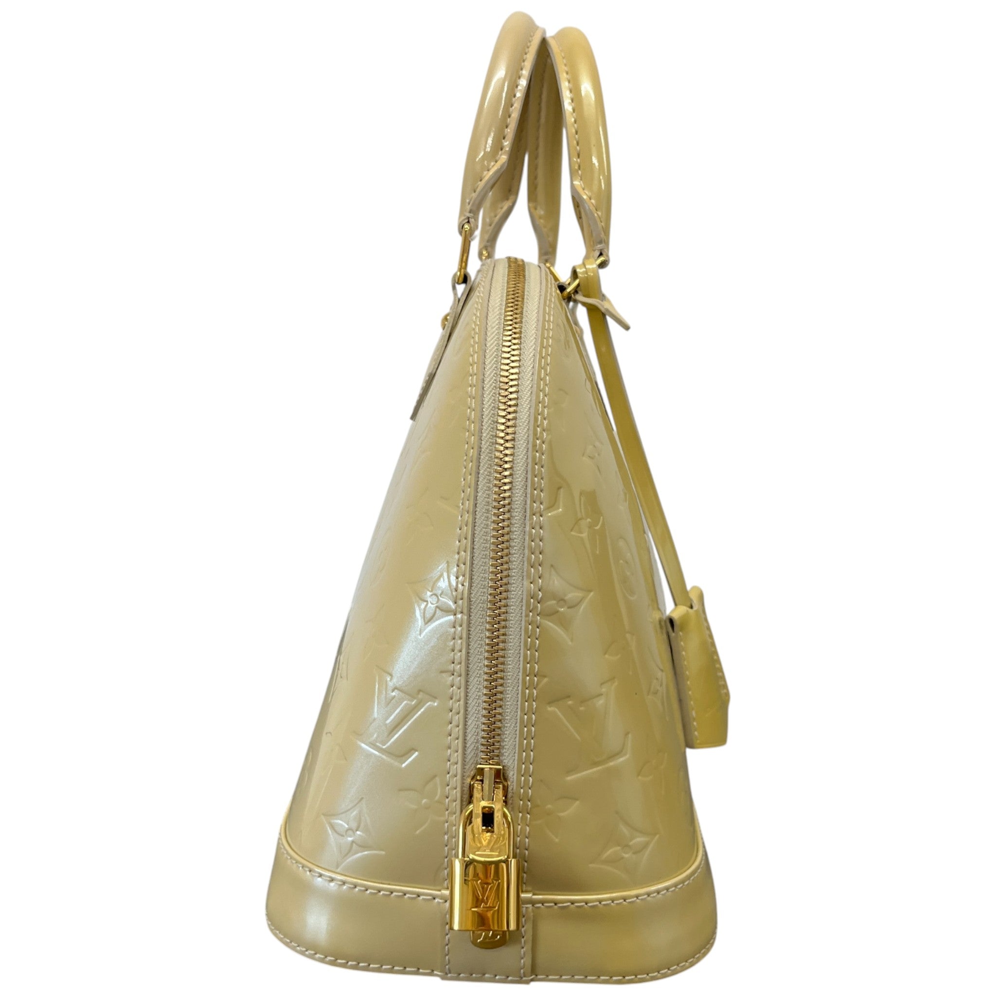 Women's Monogram Vernis Alma Pm Handbag Yellow