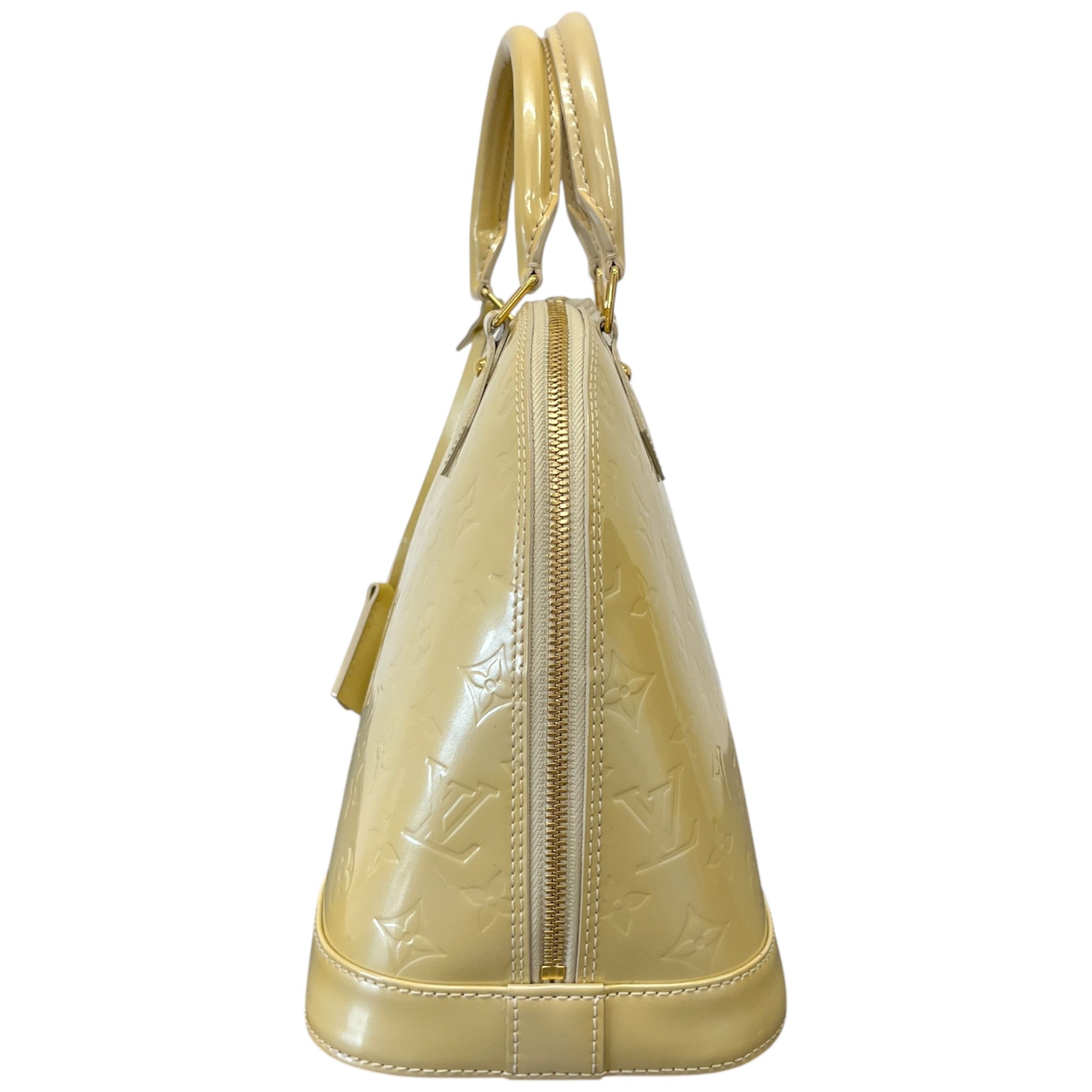 Women's Monogram Vernis Alma Pm Handbag Yellow